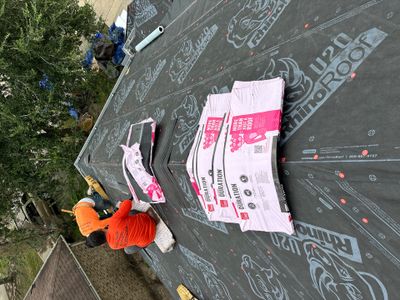 Residential Roofing Repair using Owen's Corning Duration (Lifetime) Shingles