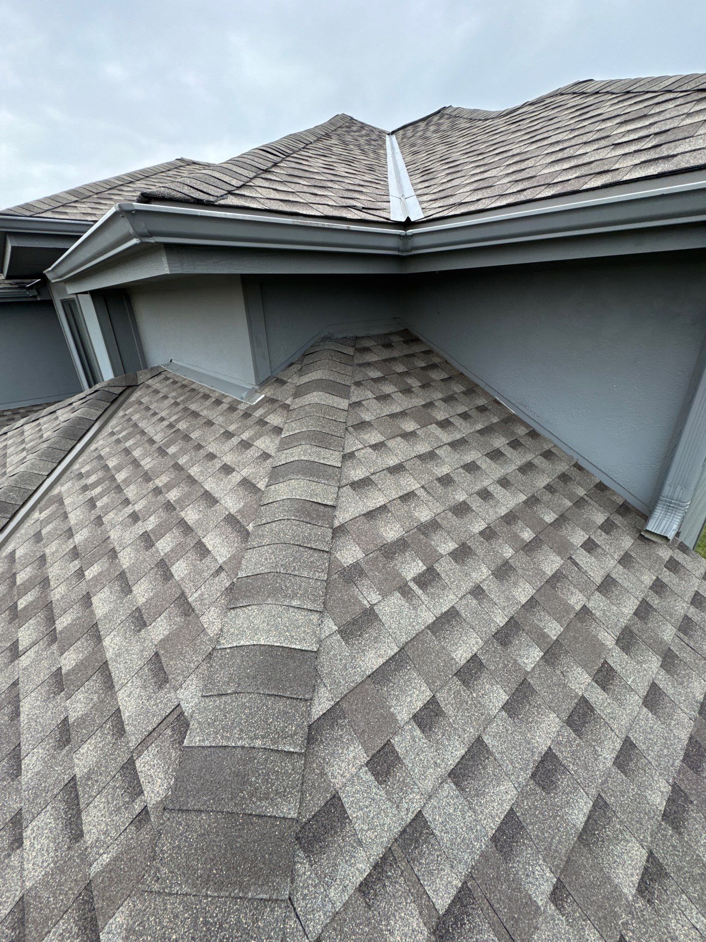 Residential Roof Restoration and Interior Ceiling Leak Repair in Omaha by Crows Roofing LLC