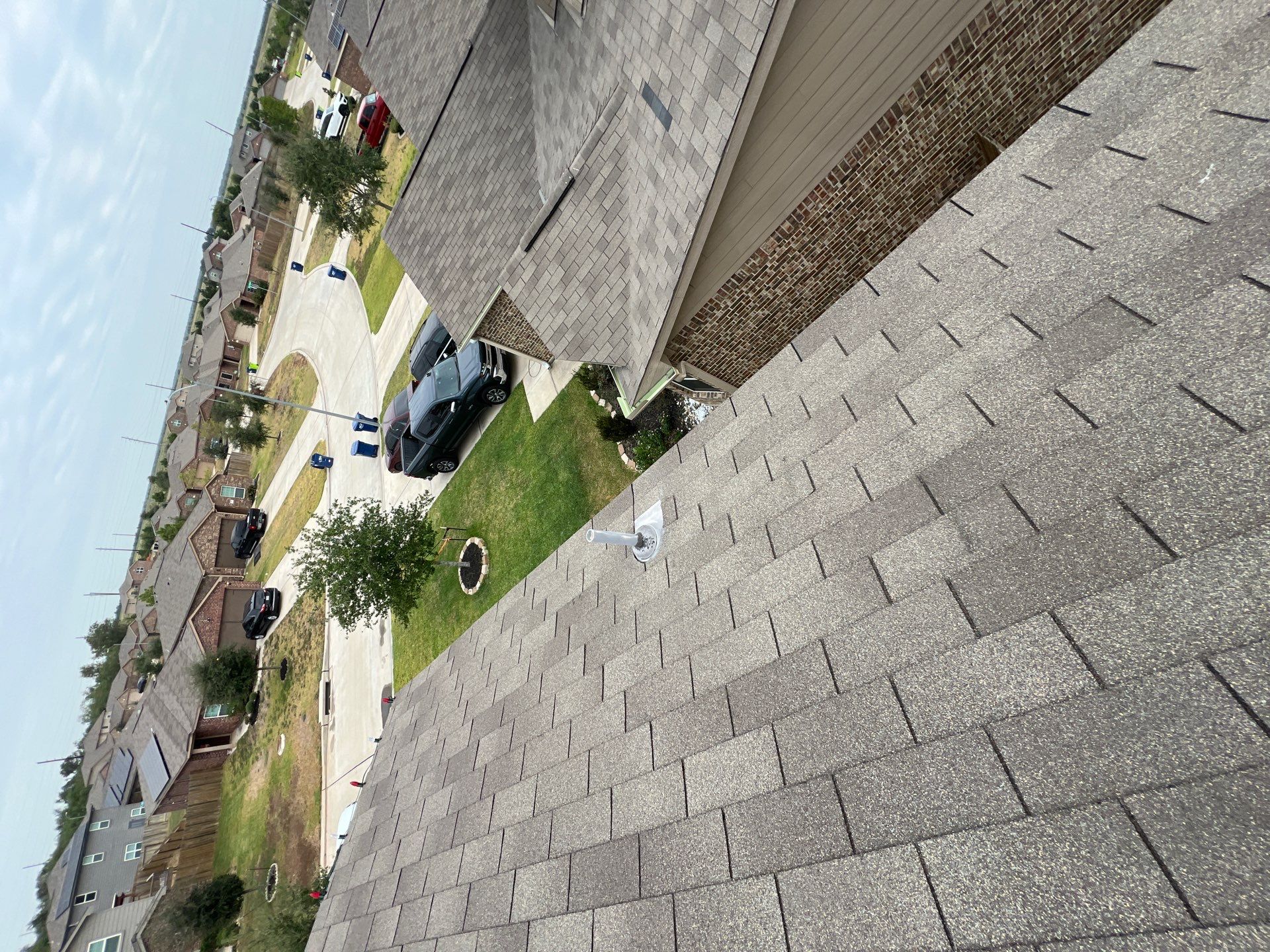 Hail Damage using Owen's Corning Duration (Lifetime) Shingles by Roof Repair Company