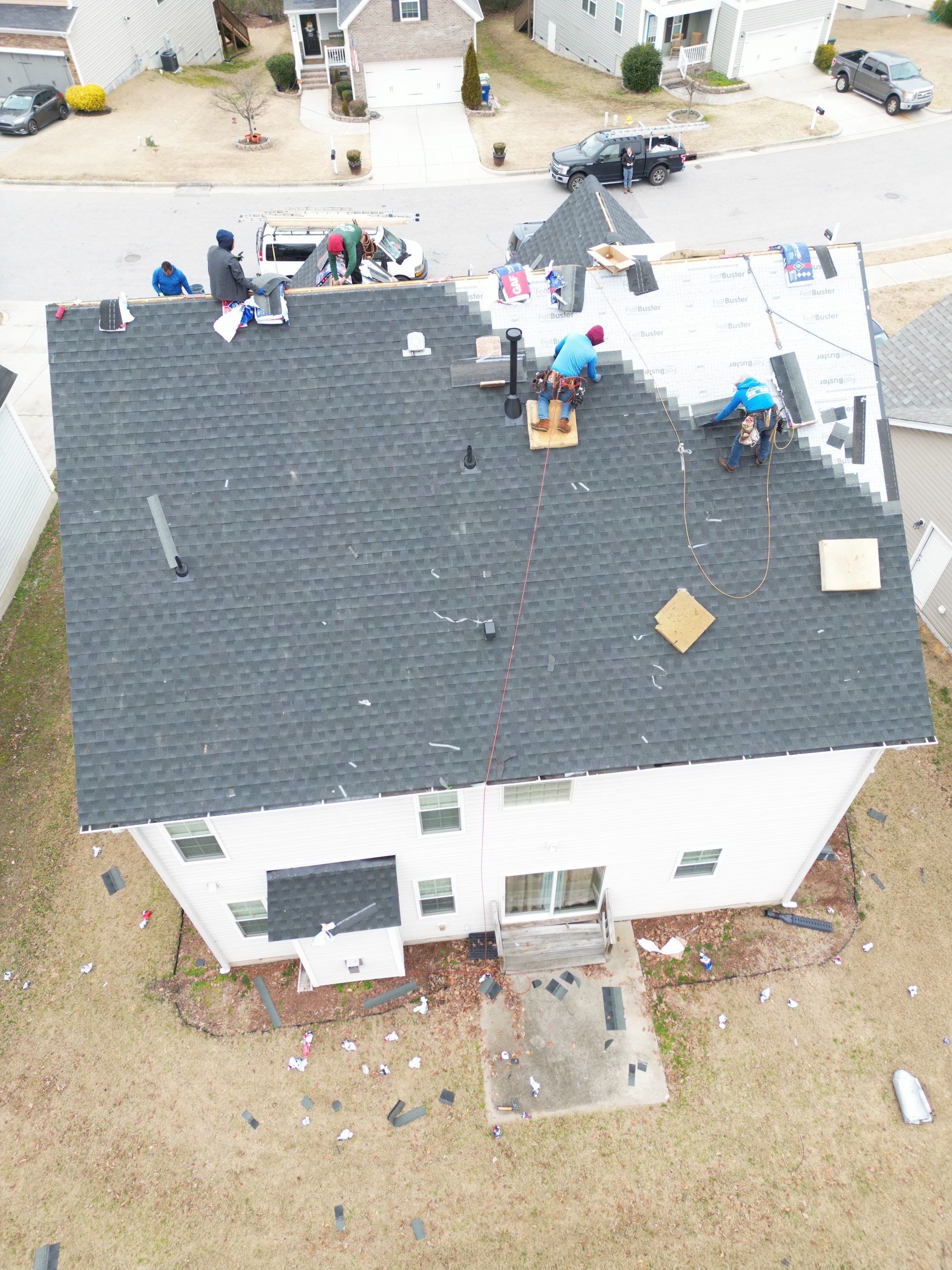 Roof Replacement - GAF Timberline HDZ Charcoal  by Pro Performance Roofing