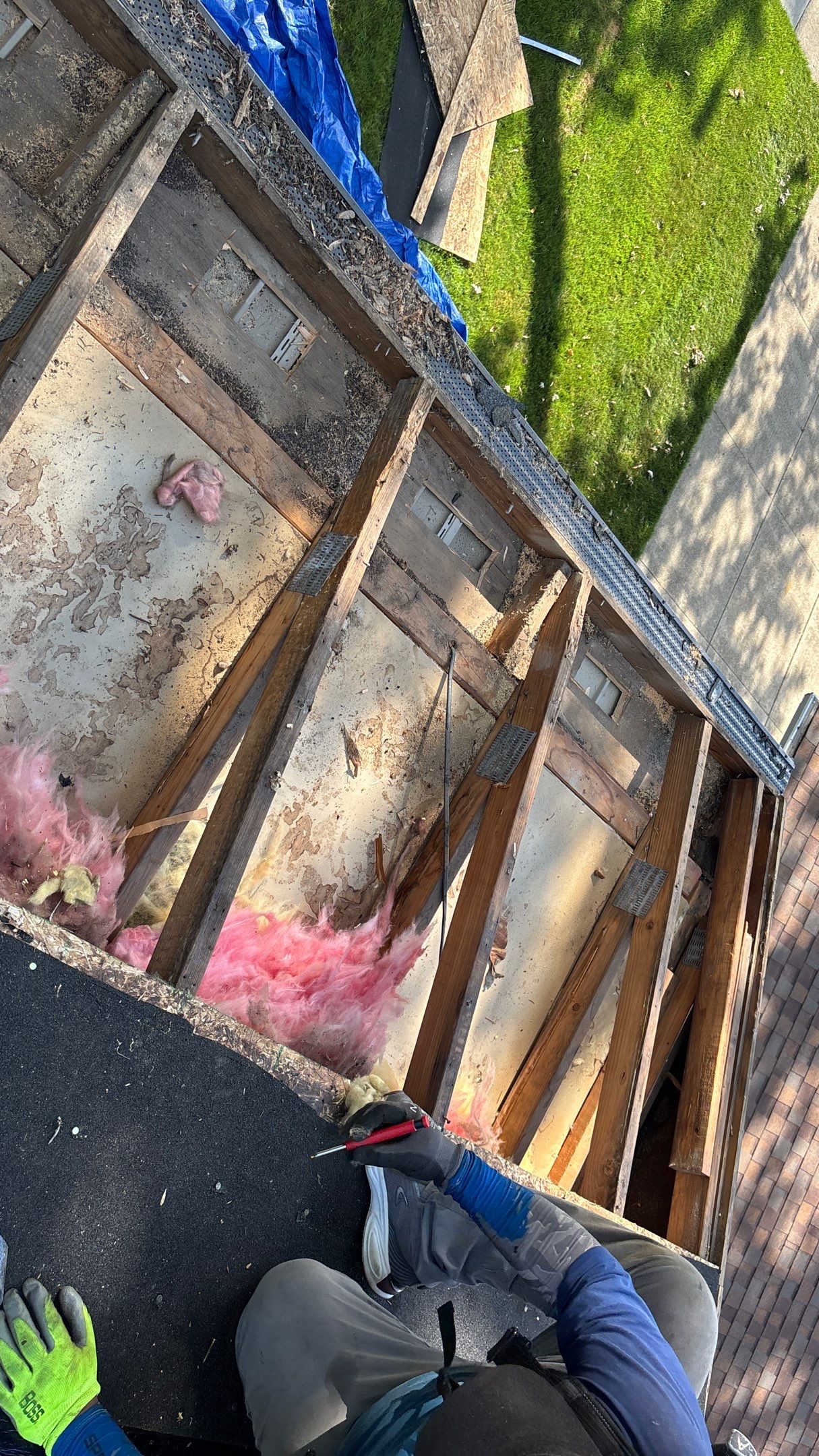 Roof Replacement using Owens Corning Estate Gray by 180 Contractors