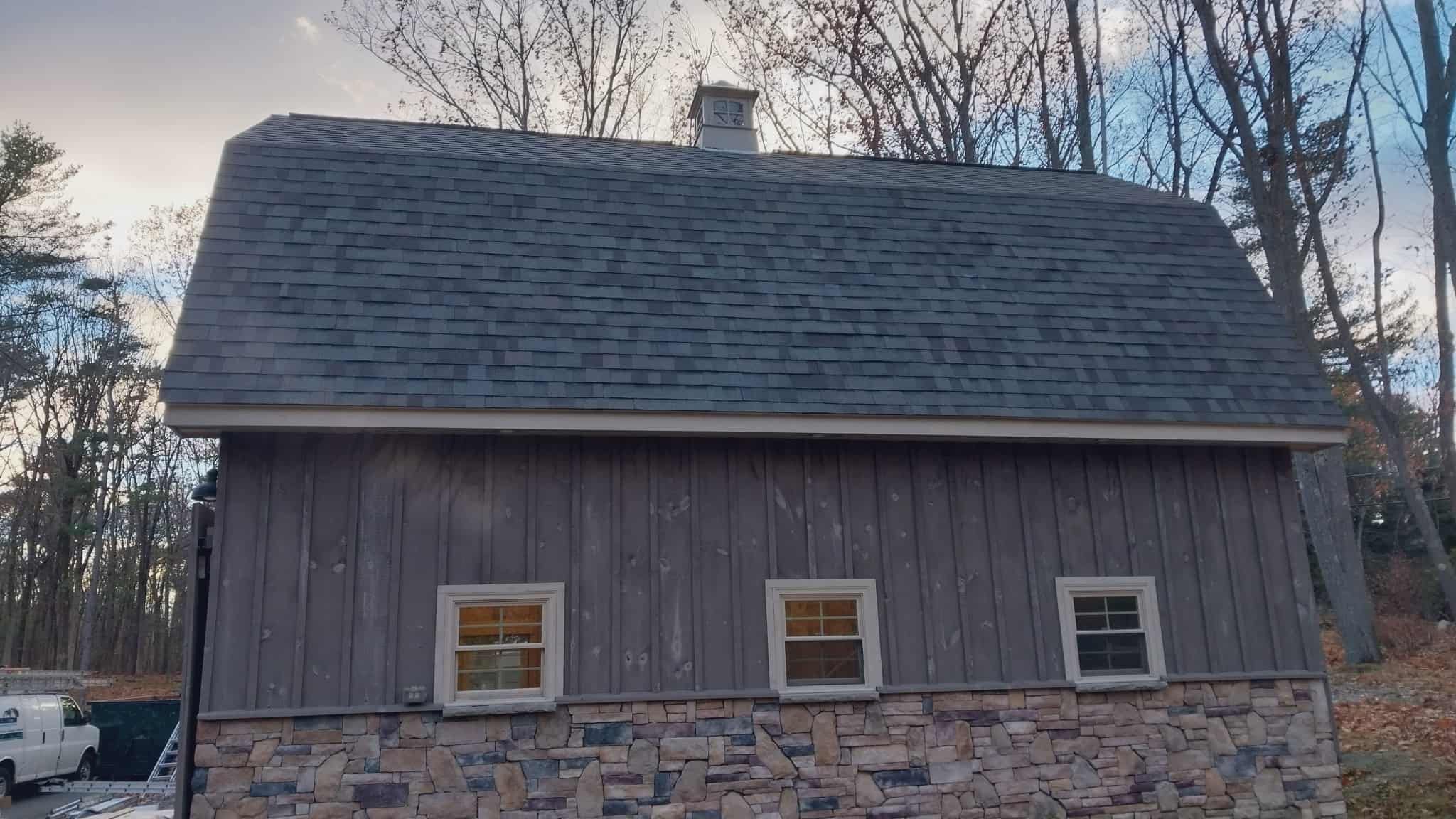 Complete House & Barn Roof with 13 Skylight Reflashing + EPDM Repairs by Mighty Dog Roofing of Greater Middlesex County