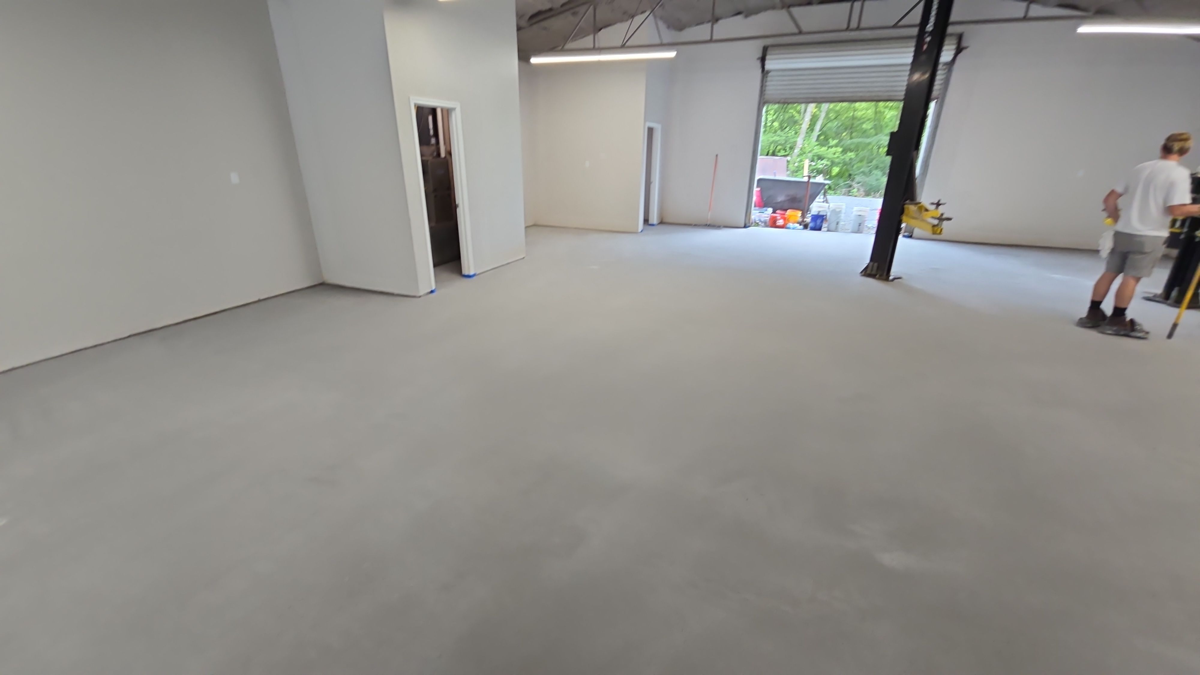 Super old and oily concrete brought back to life by Elite Floor Solutions