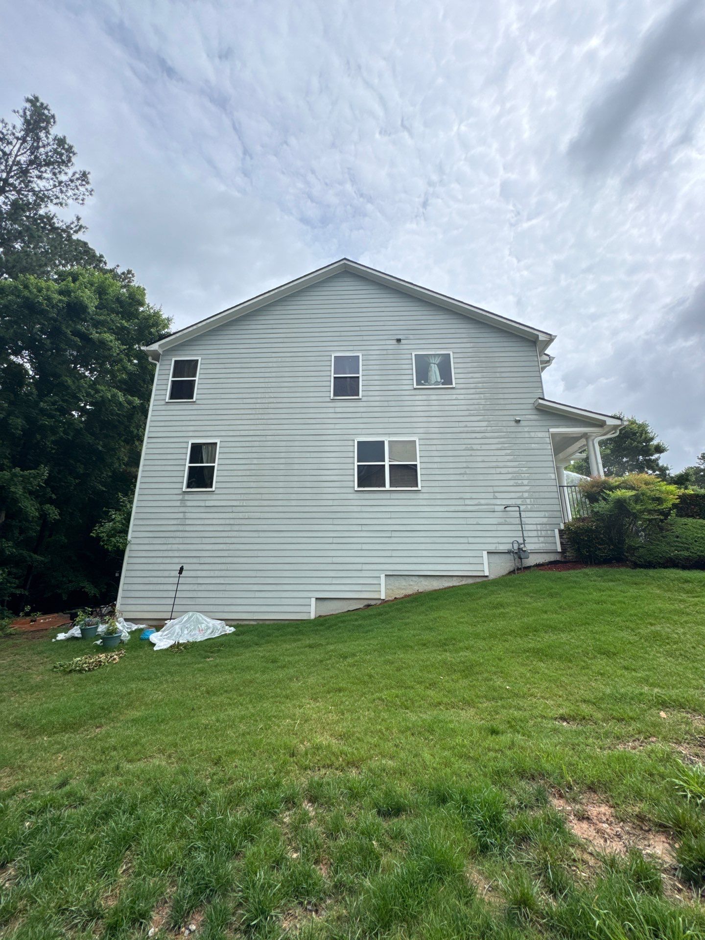 Full Exterior House Painting and Color Transformation in Atlanta by Swift Home Renovations