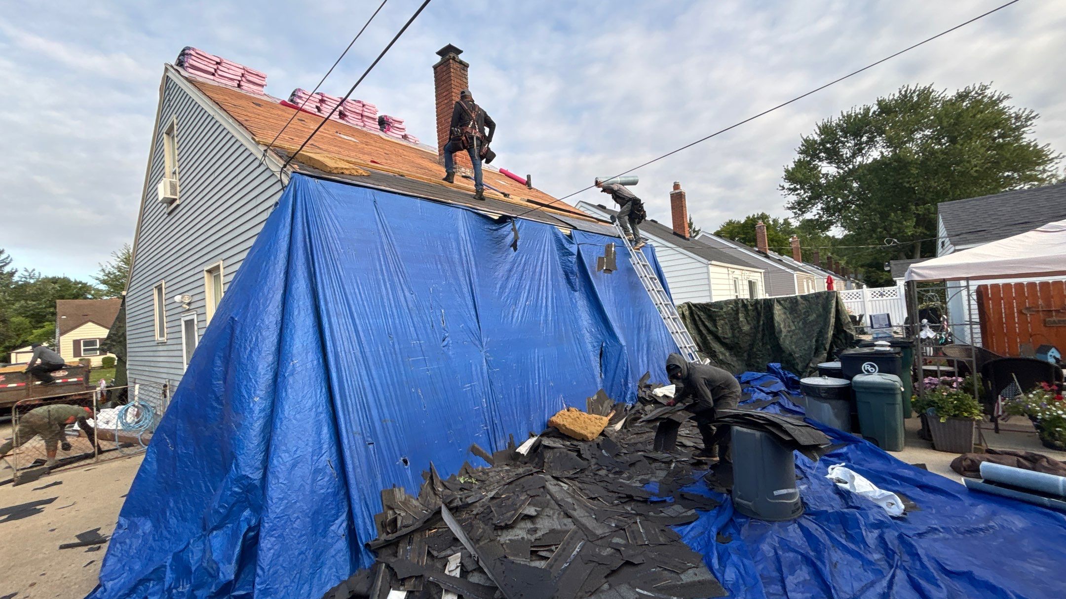 Roof Replacement using Owens Corning Slatestone Gray by 180 Contractors