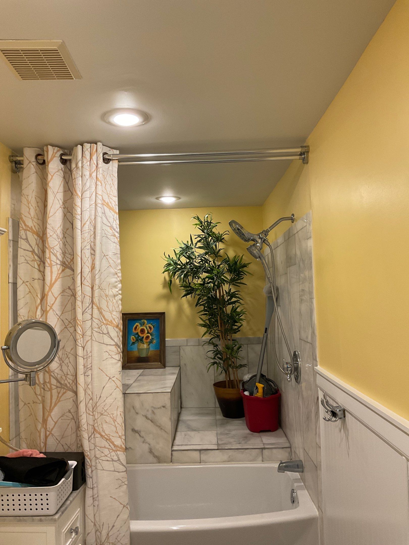 A Bright, Inviting Interior with Warm Yellow Accents by Groovy Hues