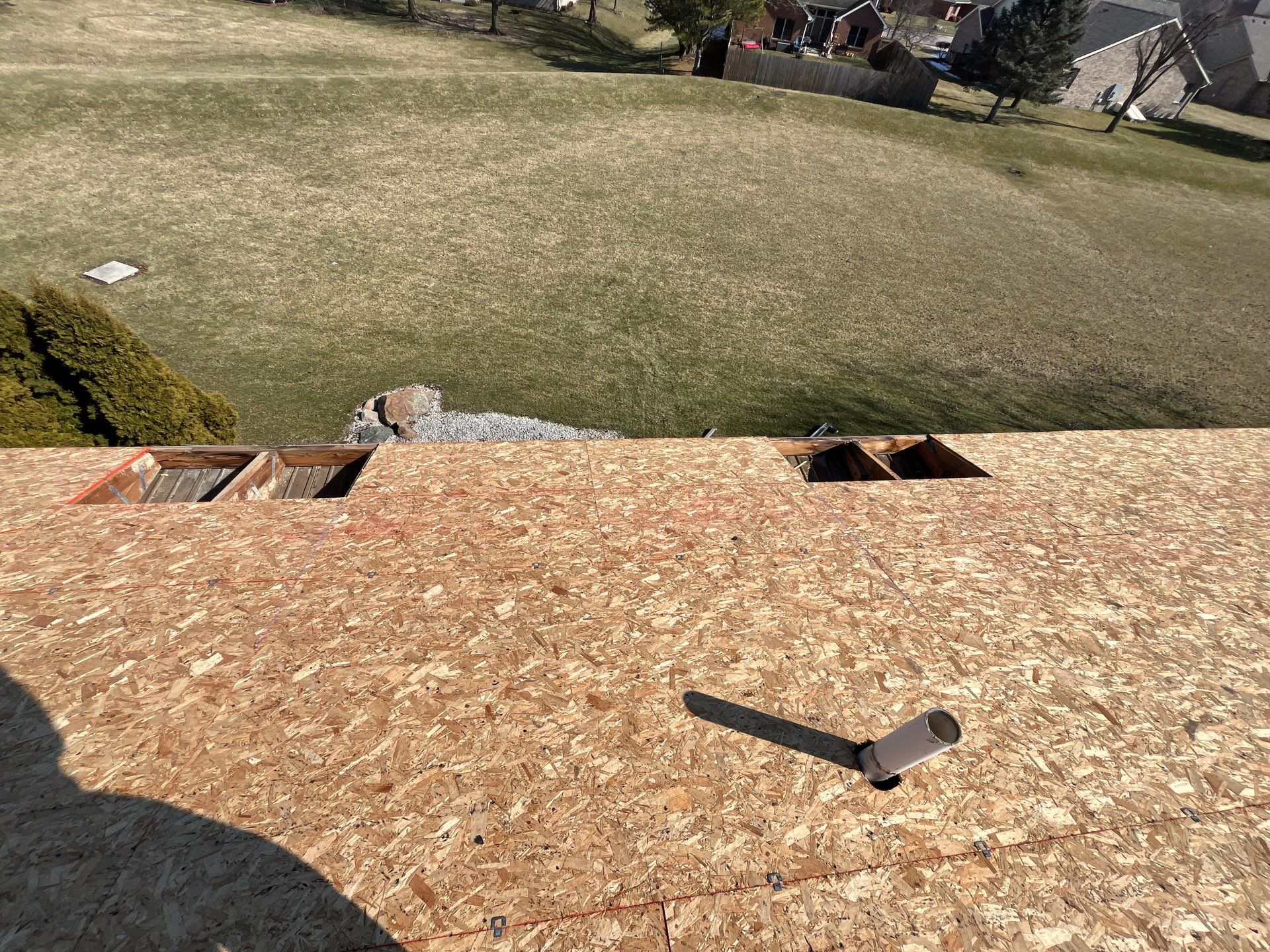 Residential Roofing Installation using GAF Timberline HDZ Weathered Wood by Nitro Roofing and Construction