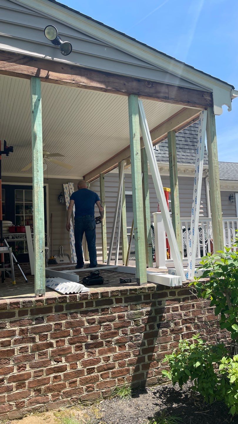 Screen Porch Renovation - Fallston MD by HomeWerkes Design & Build