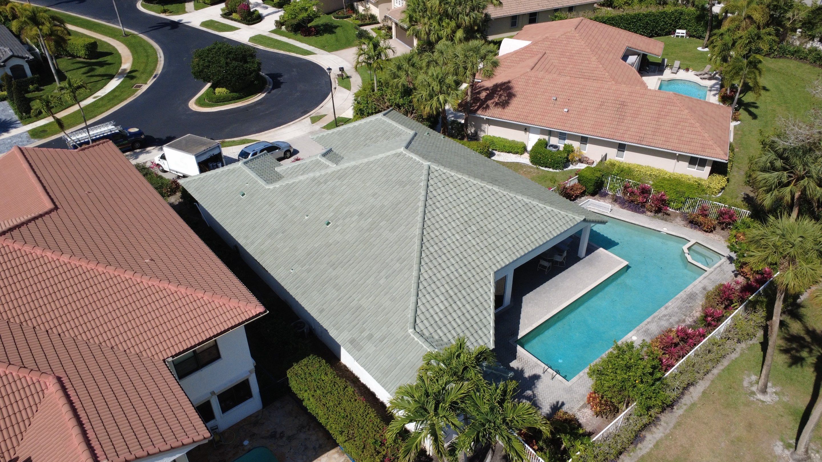 Residential Roofing Installation using Eagle Roofing Tile by BLUES BROTHERS ROOFING