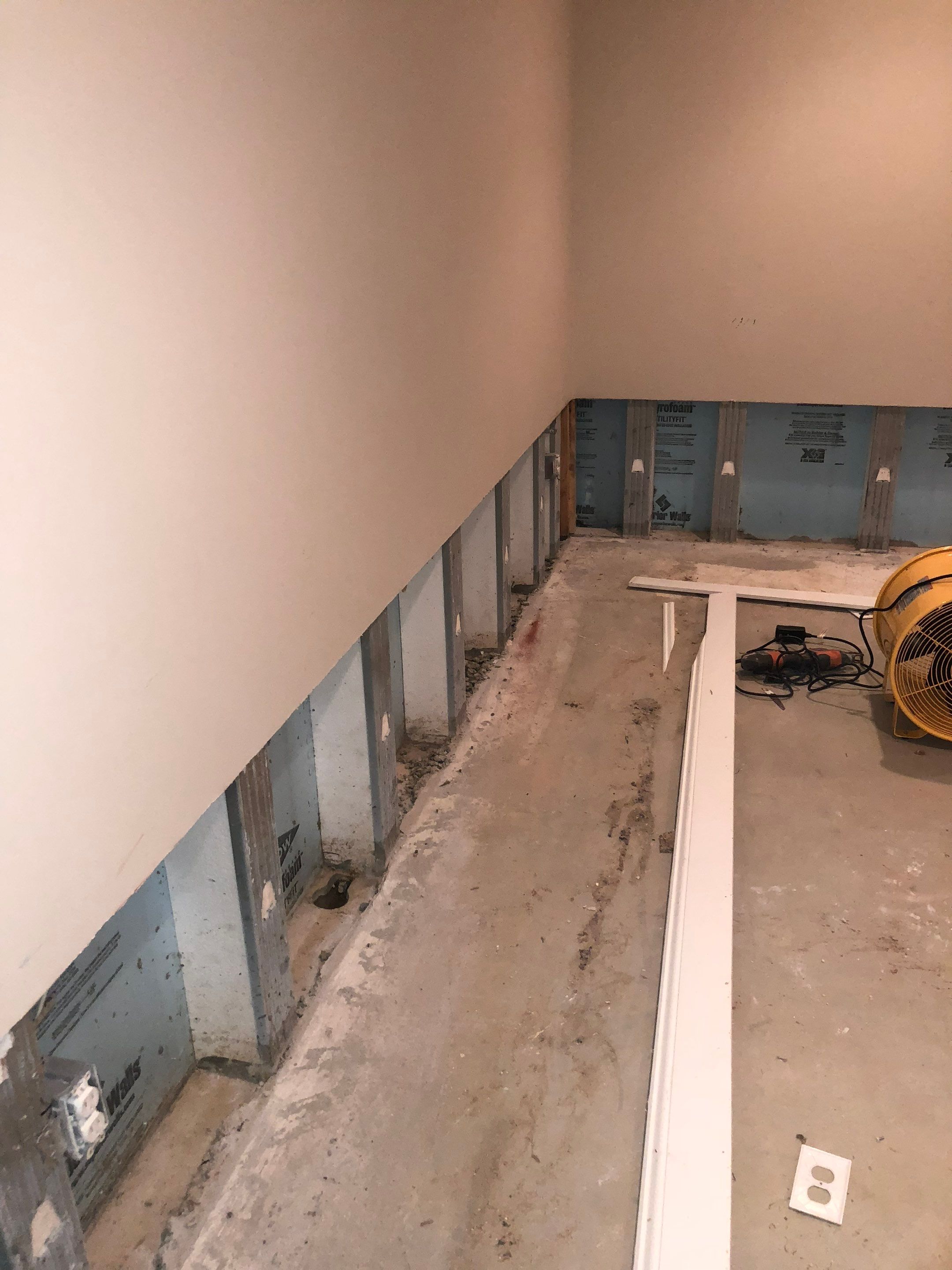 Interior French Drain Job in Summit, NJ by Pure Service Pro, LLC 