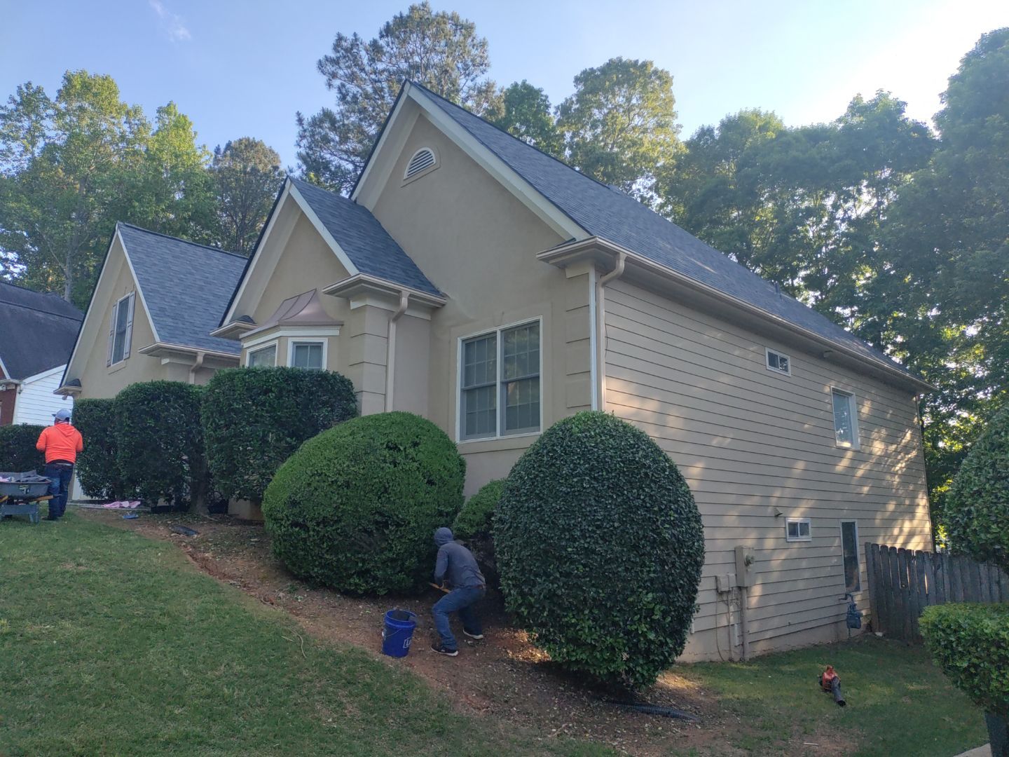 Residential Roof Replacement using Owens Corning Estate Gray by Inspector Roofing and Restoration