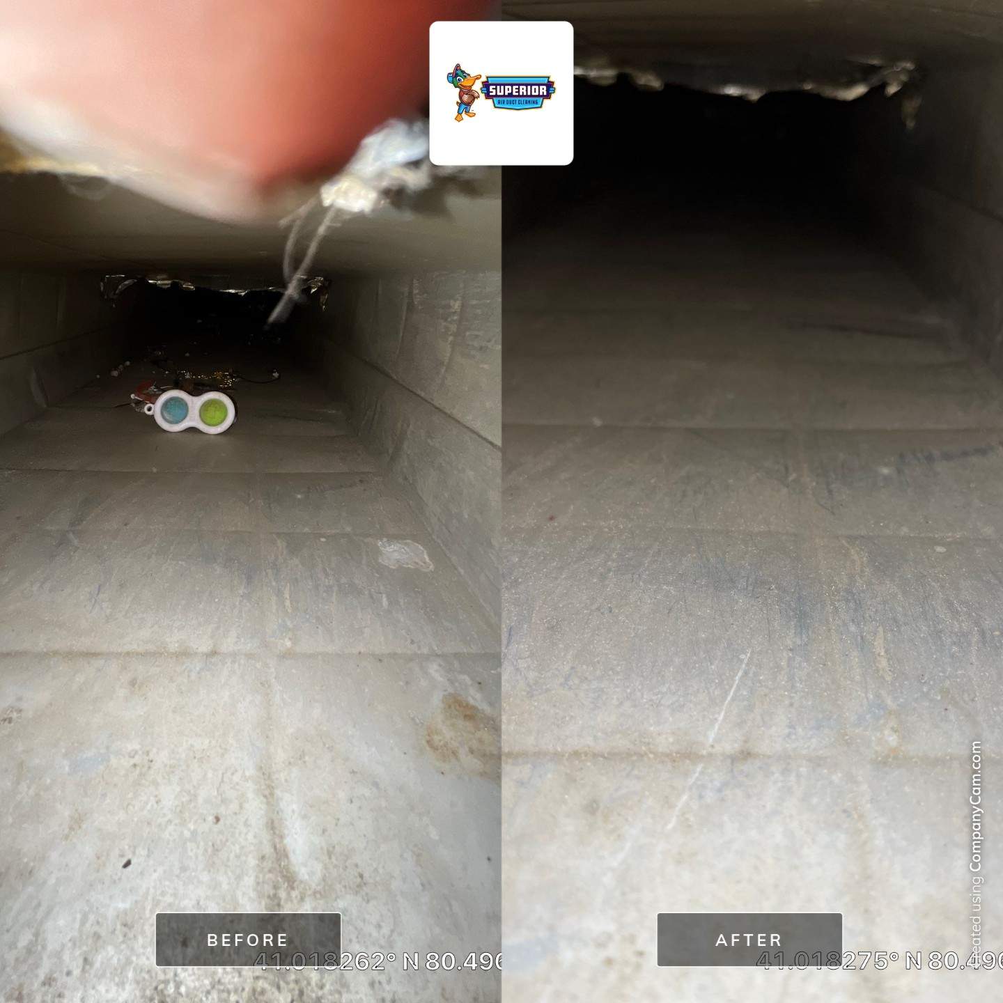 Air Duct Cleaning With a Vacuum Truck in Edinburg, PA by Superior Air Duct Cleaning