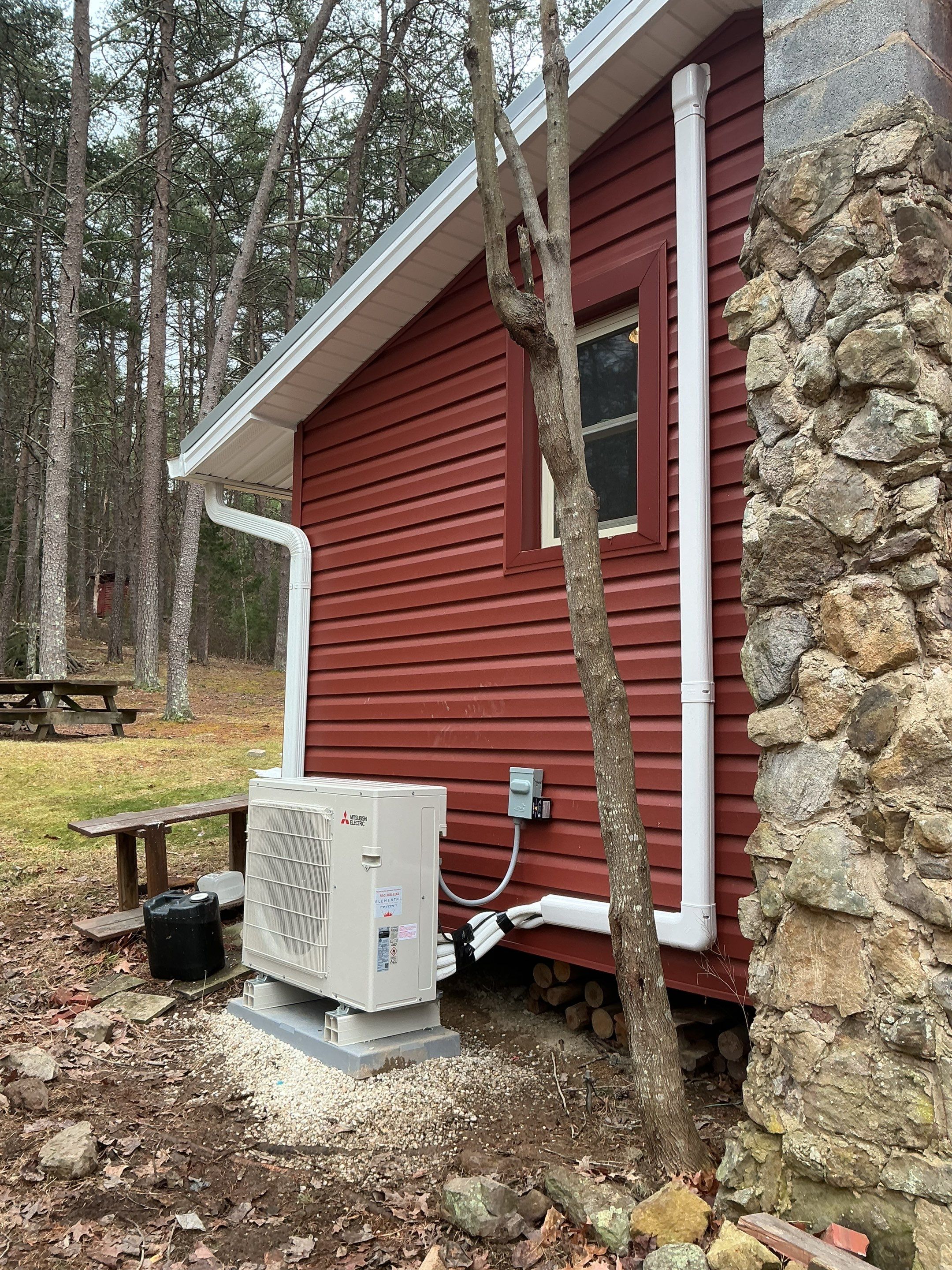 Mini-Split Install in Fort Valley by Elemental Heating and air conditioning LLC