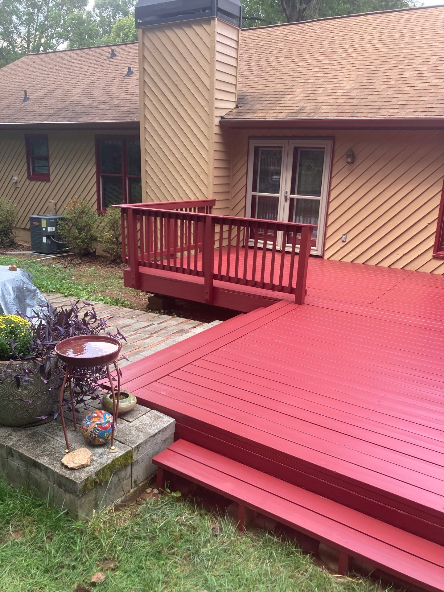 Exterior Painting and Deck Stain in Stone Mountain, GA by Nelson Exteriors