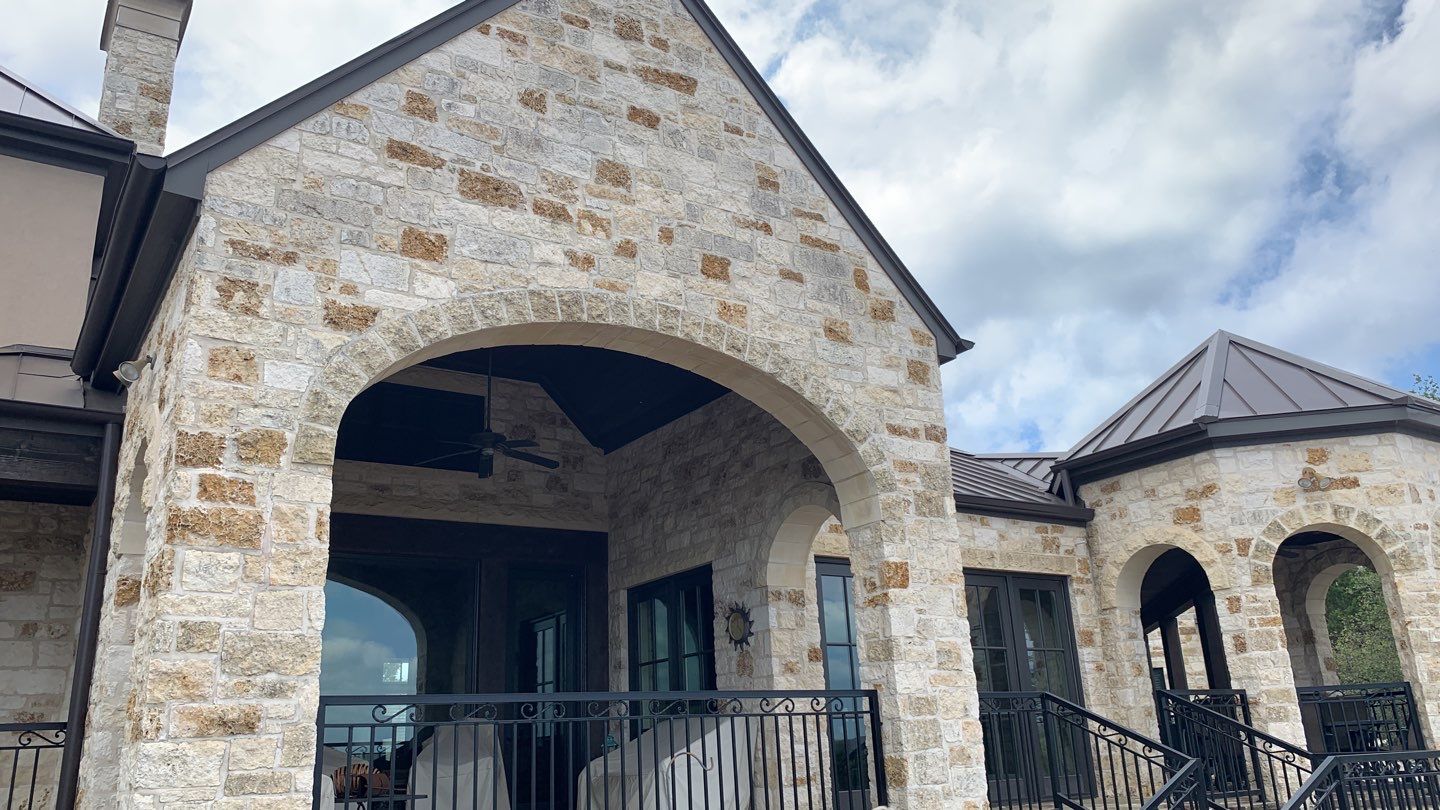 Cliffside installation for primary water source. by Hill Country Rain Water
