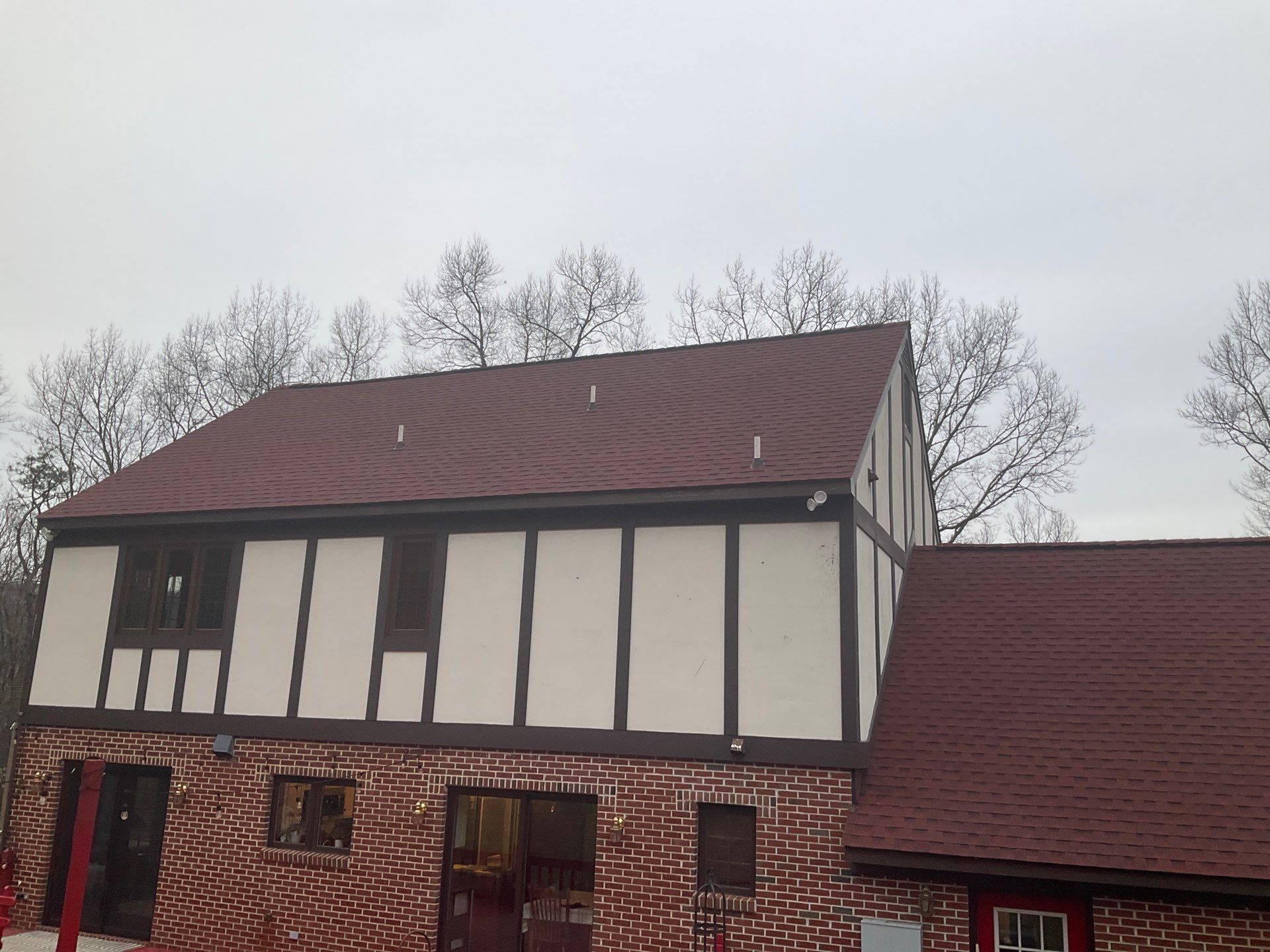 Shingle Roof-patriot red by Esh Builders