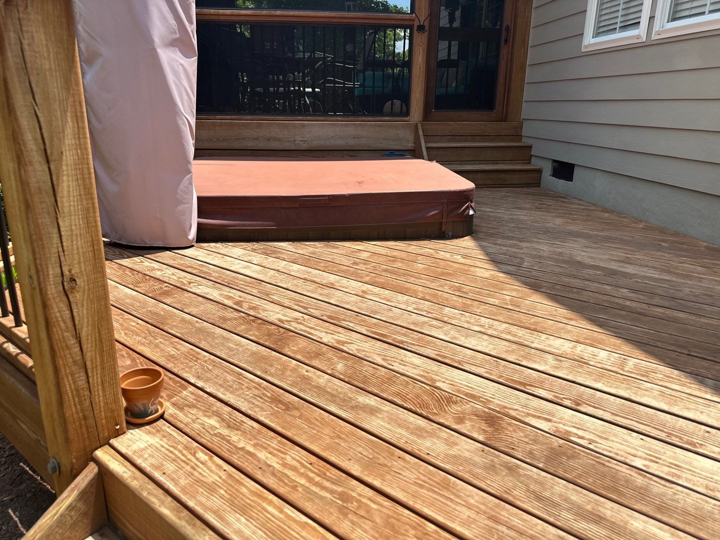 Weathered Deck using Wood Sealant by DuraSeal