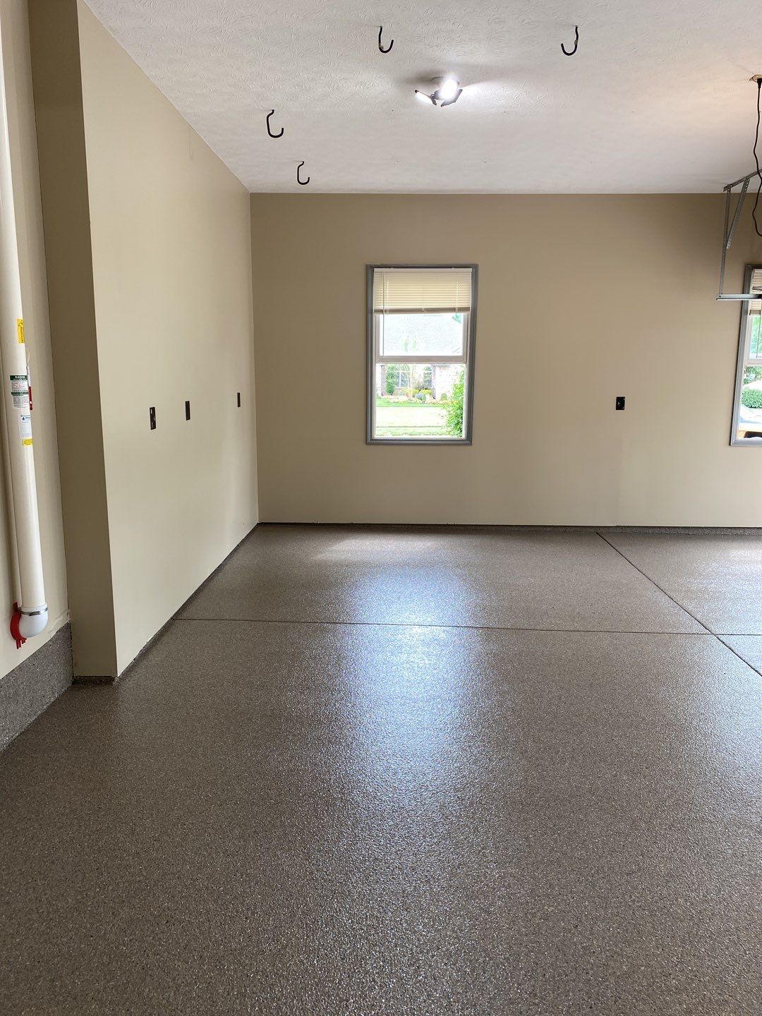 Garage Floor using Flint by Your1DayFloor.com
