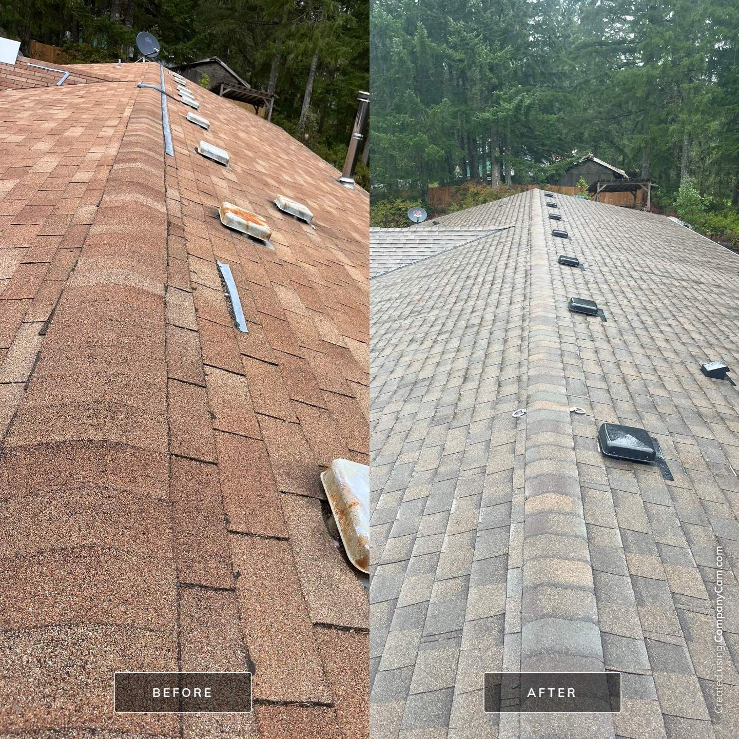 Residential Roof Replacement in Belfair, WA by Hanley Construction
