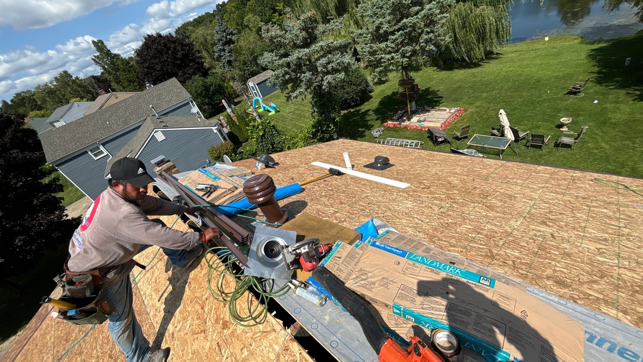 Roof Replacement using CertainTeed Landmark by 180 Contractors