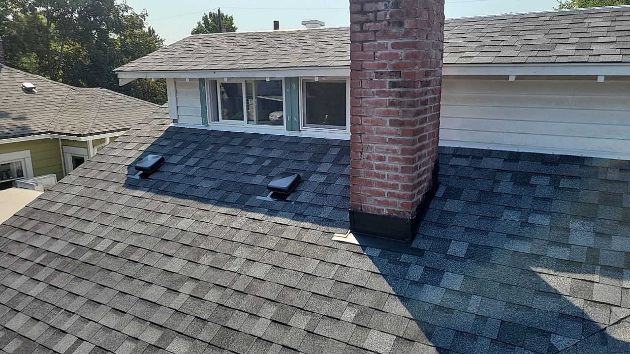 Residential Roofing Installation using IKO Dynasty (Color: Summit Grey) by Orezona Building & Roofing Company, Inc.