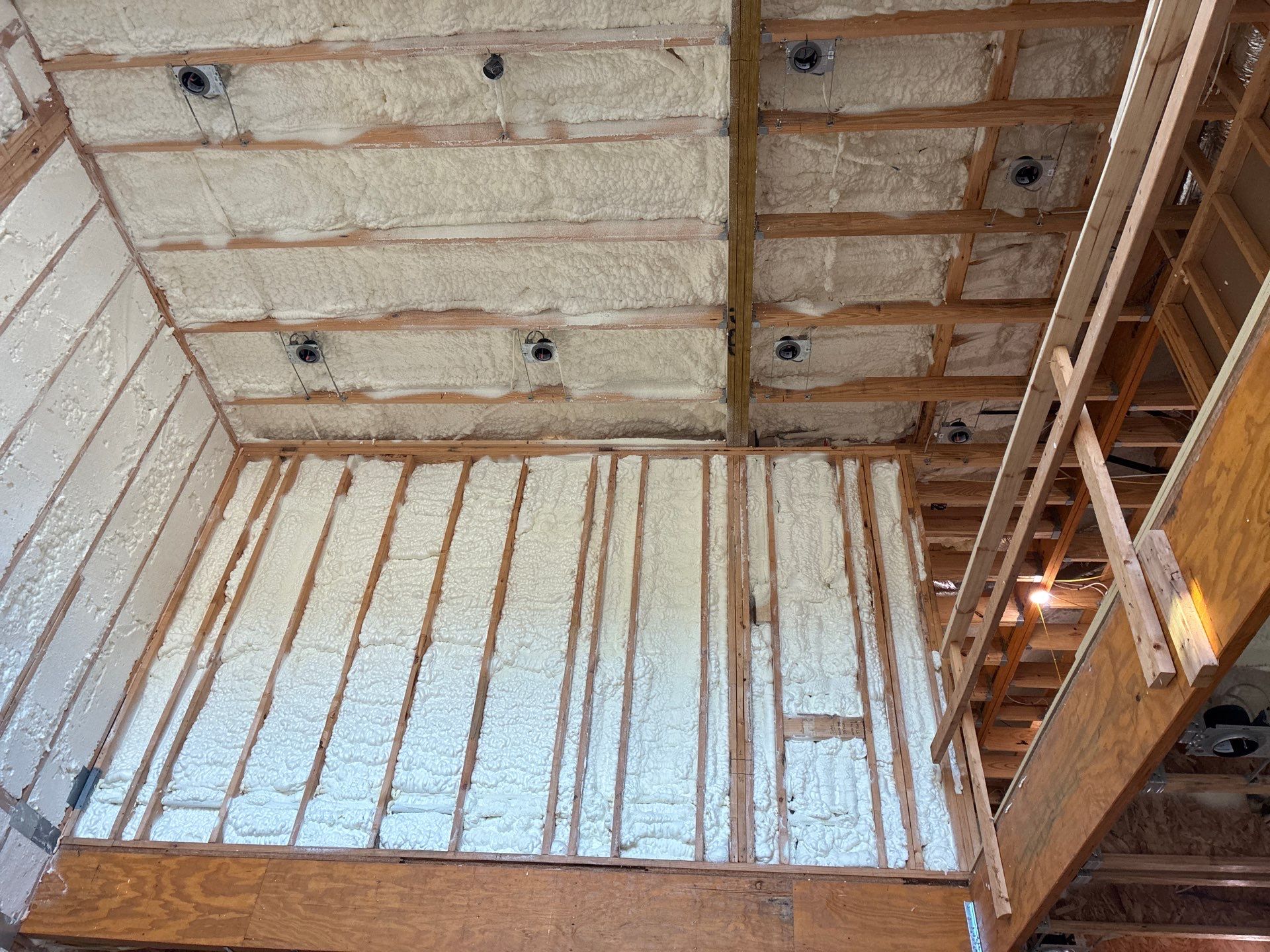 Fully encapsulated Dallas custom home  by Apex Insulation Solutions