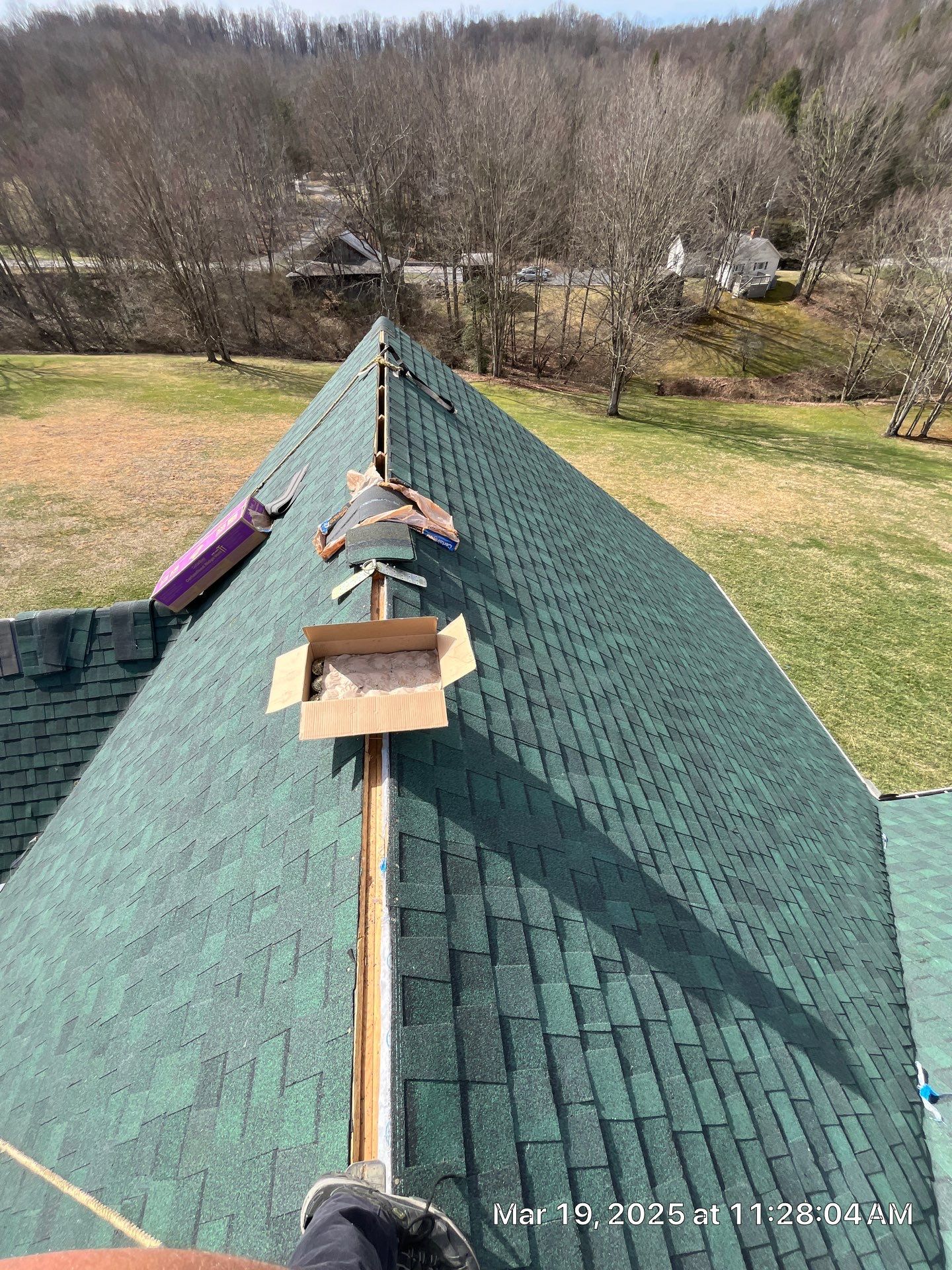 Residential Roofing Installation using Certainteed Landmark Pro Shingles by Fahey Roofing + Contracting