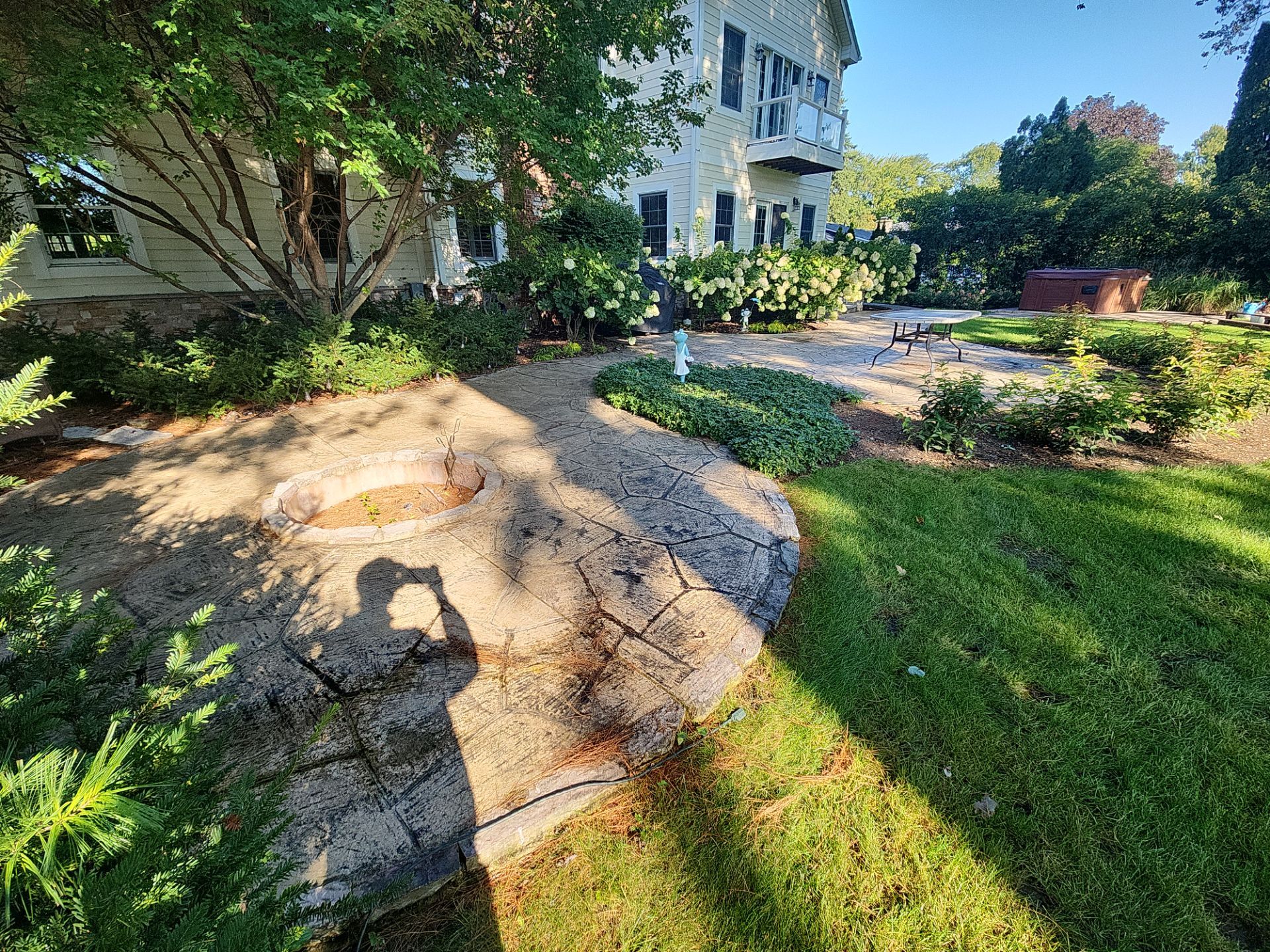 Stamped Concrete Surface Cleaning by Northern Power Washing LLC.
