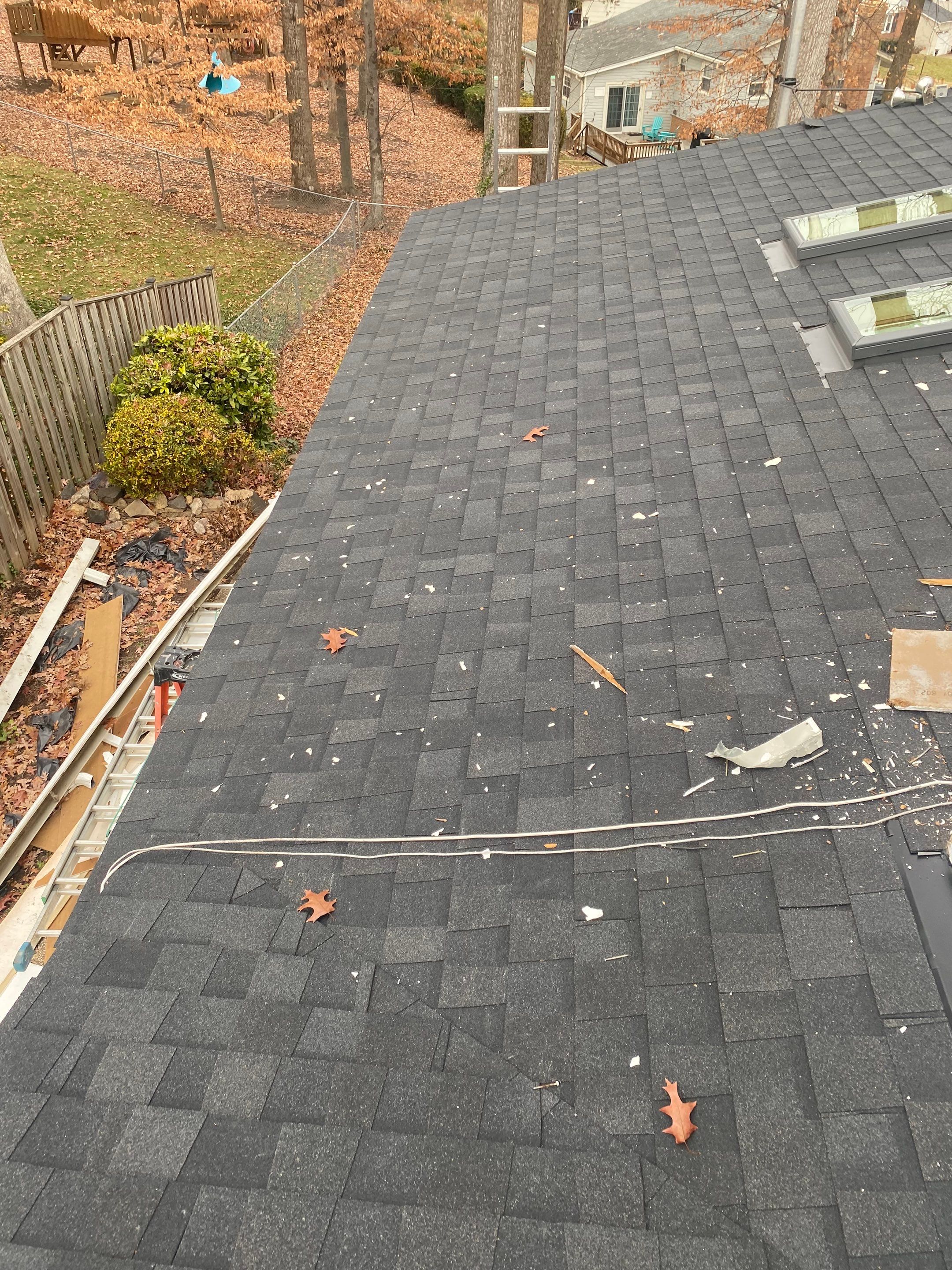 Springfield CertainTeed Charcoal Black Roof & CertainTeed Colonial White Siding by RM Banning, Inc.