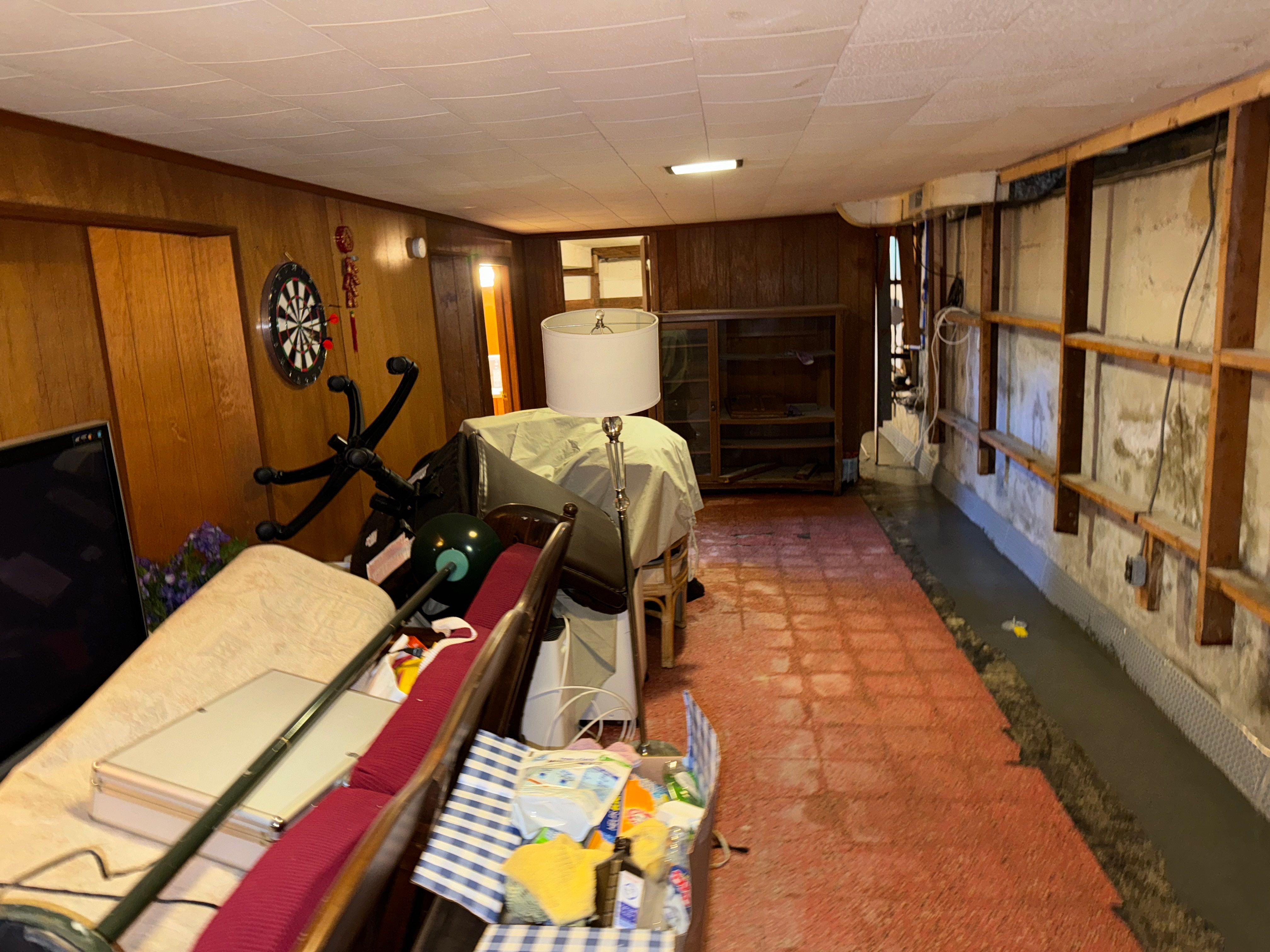 Interior French Drain & Mold Remediation Little Falls NJ by Pure Service Pro, LLC 