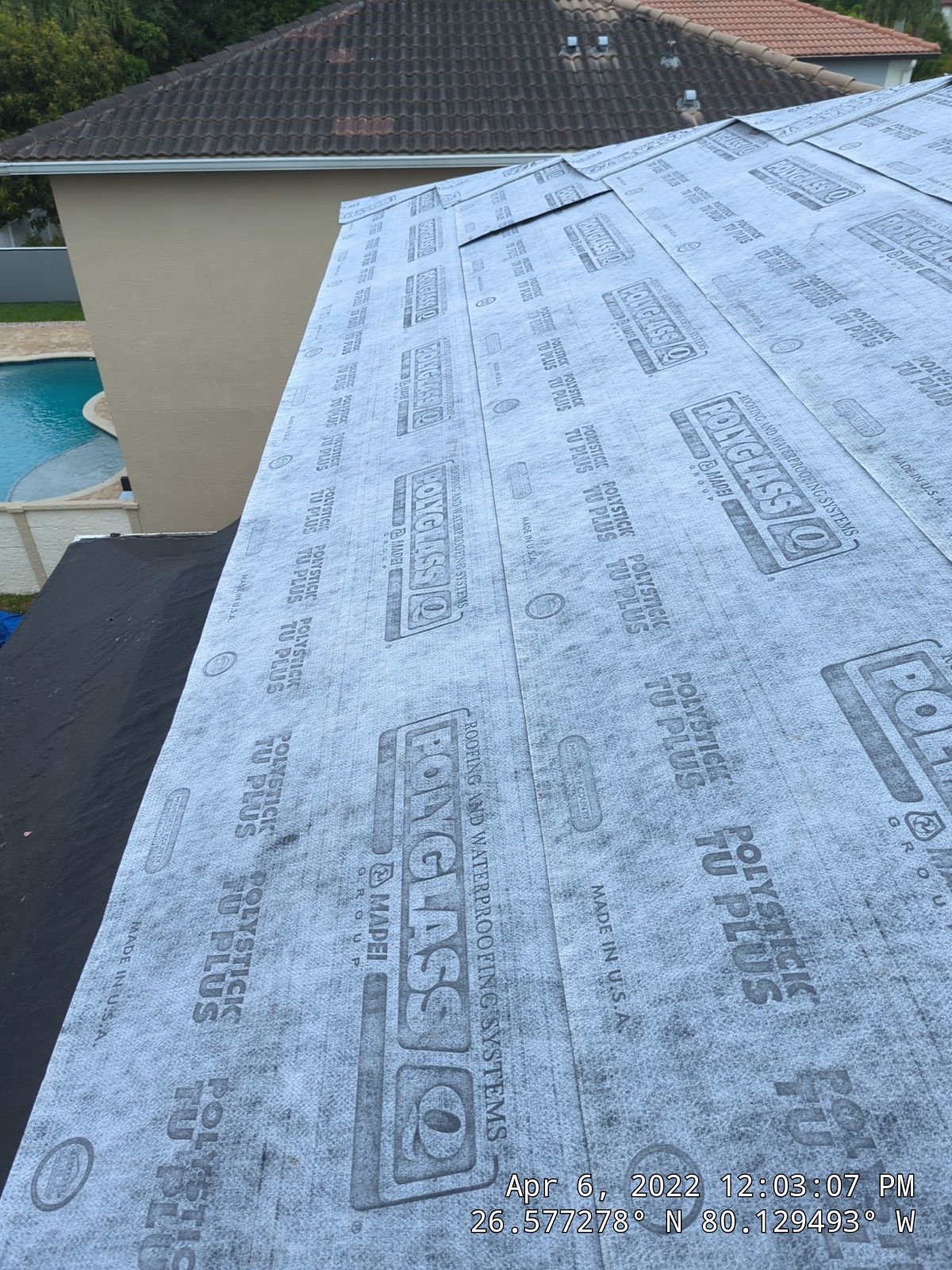 Residential Roofing Installation using Eagle Roofing Tile by BLUES BROTHERS ROOFING