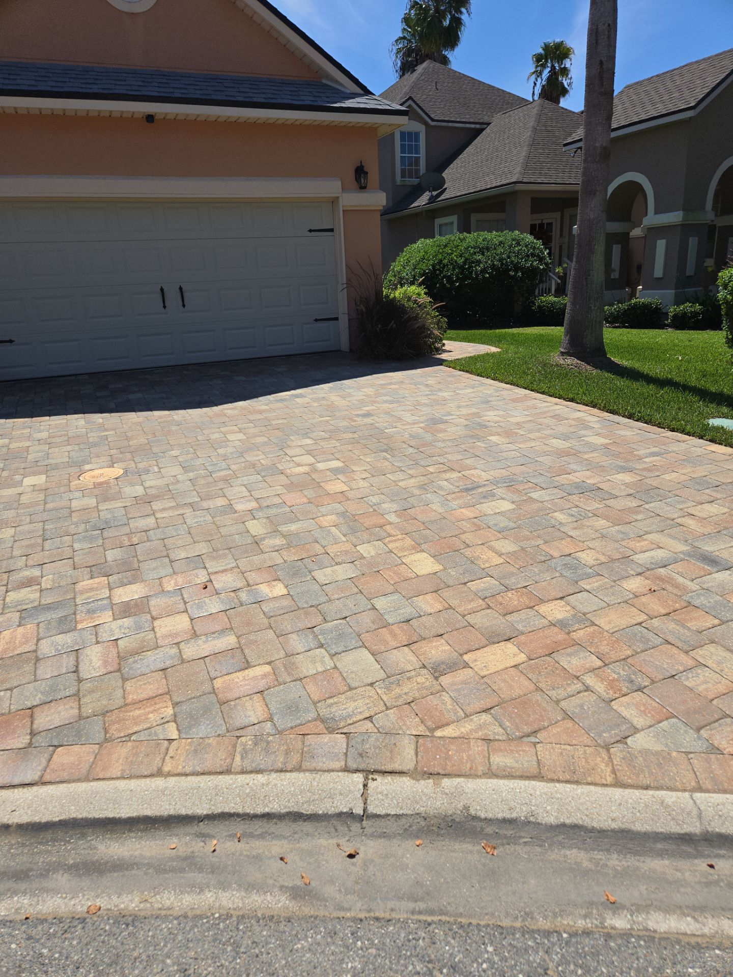 Paver Driveway using Concrete Sealant by DuraSeal