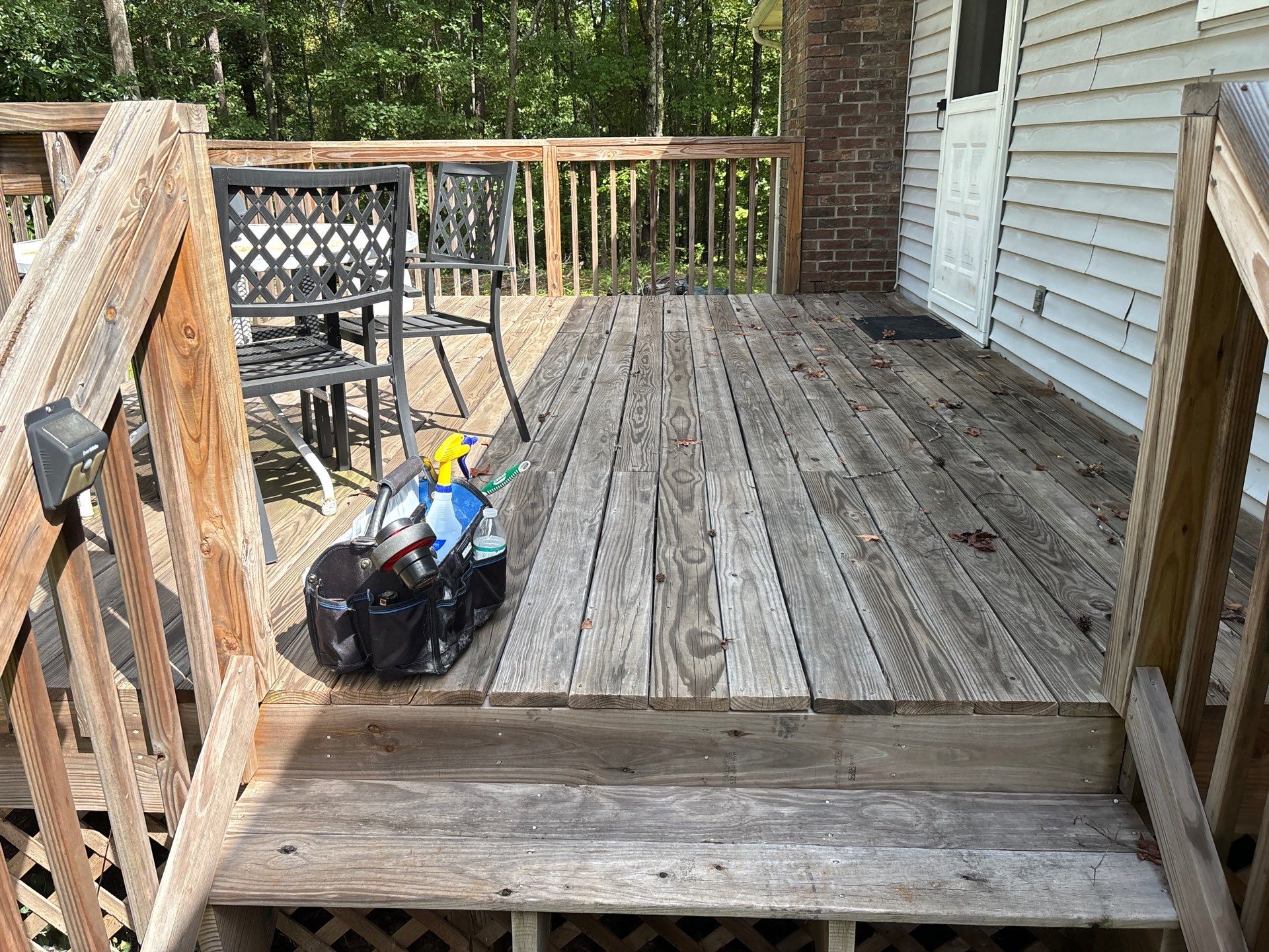 Weathered Deck using Wood Sealant by DuraSeal