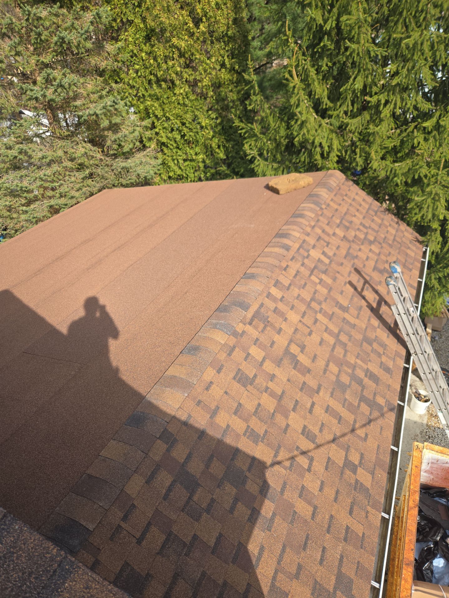 Rodney R: Atlas Pinnacle, Color, Burnt Hickory, Drip Edge, Color, Musket Brown by Eagle Eye Roofing