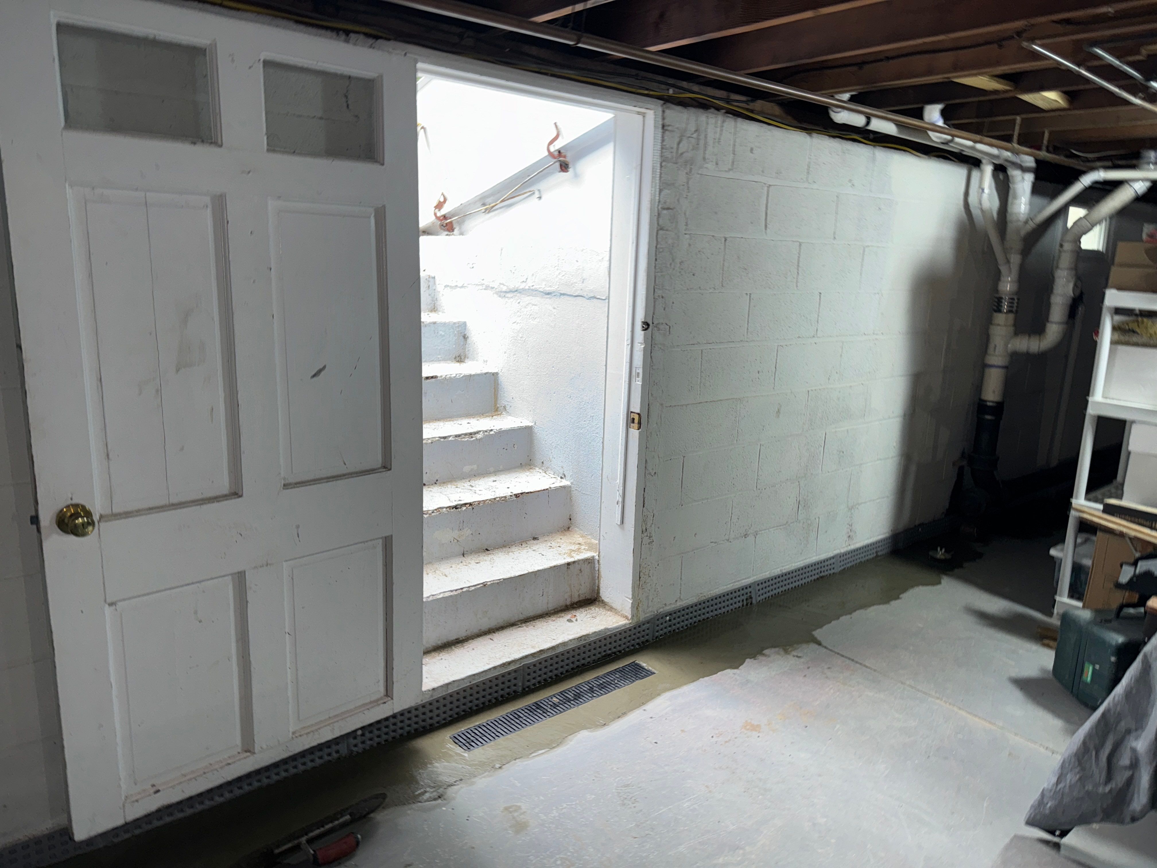 Interior French Drain Boonton NJ by Pure Service Pro, LLC 