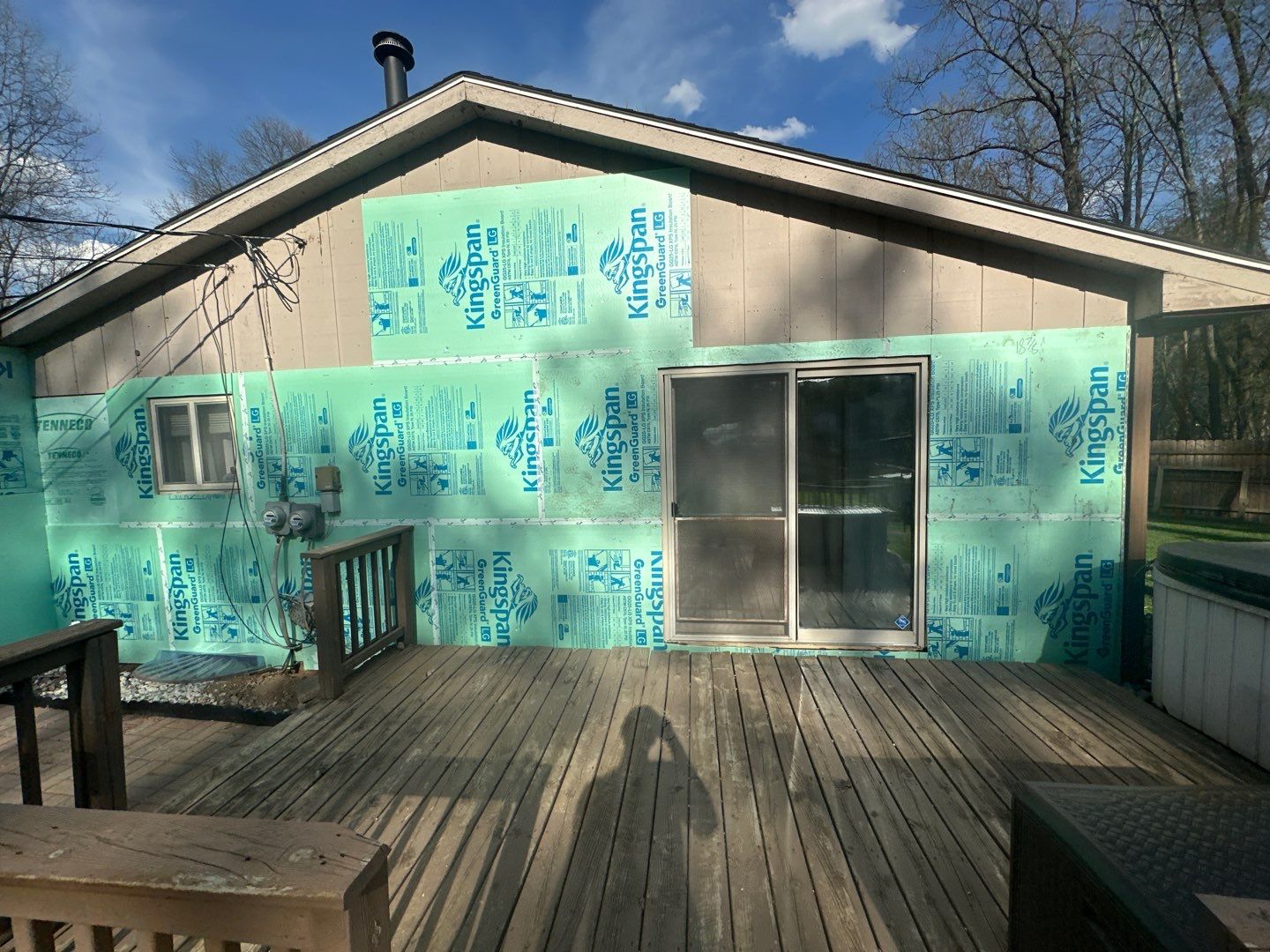 Siding Installation using Timbermill Forest Brown by 180 Contractors