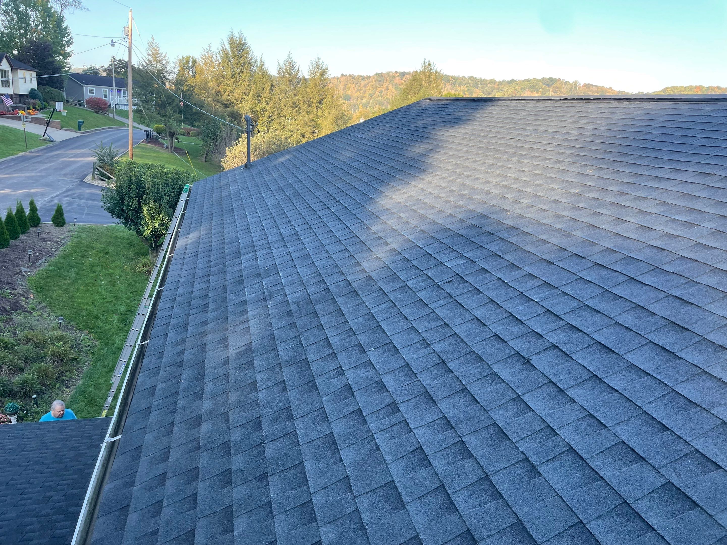 Residential Roofing Installation using GAF Timberline HDZ, Black by Rainstoppers Roofing