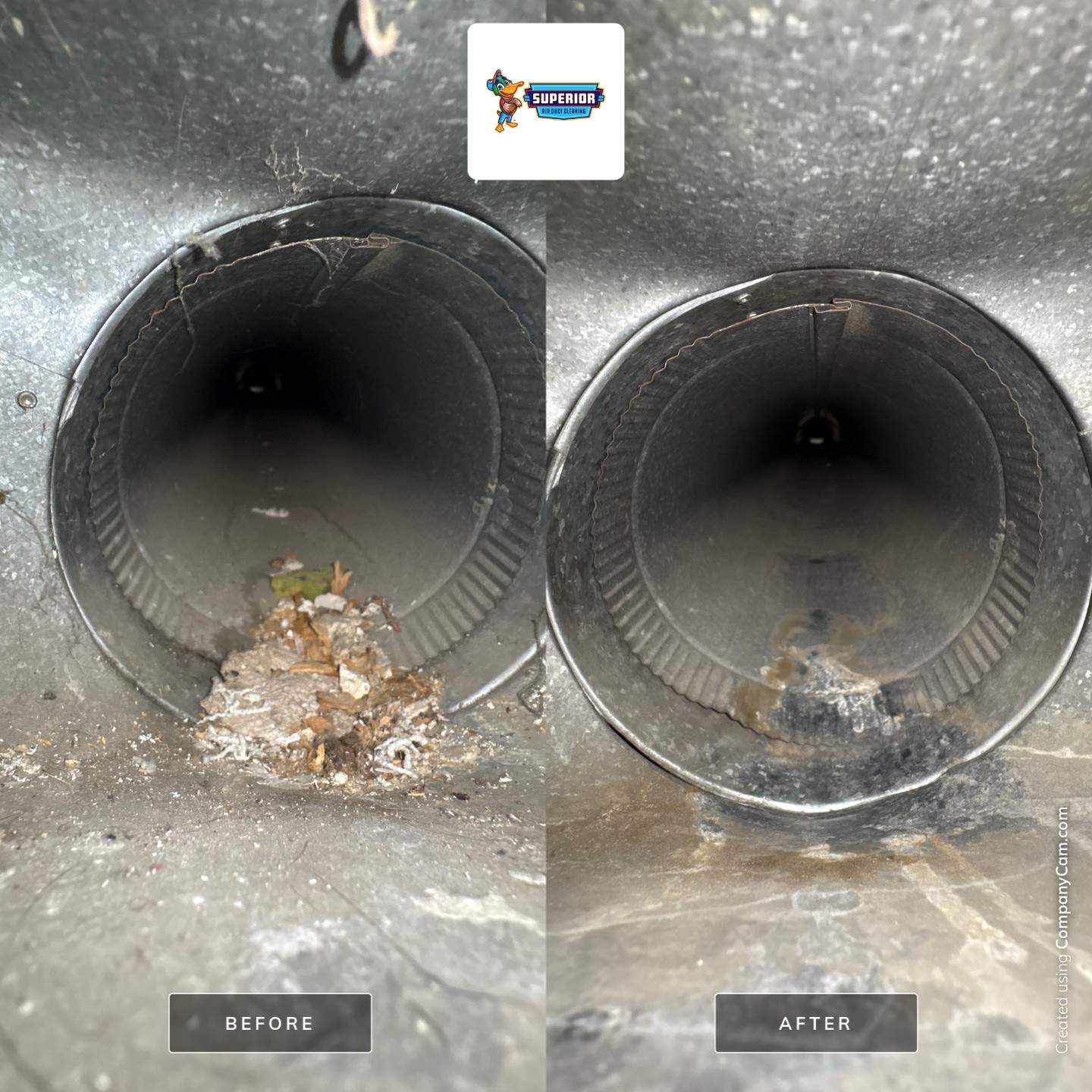 Air Duct Cleaning With a Vacuum Truck in Boardman, OH by Superior Air Duct Cleaning
