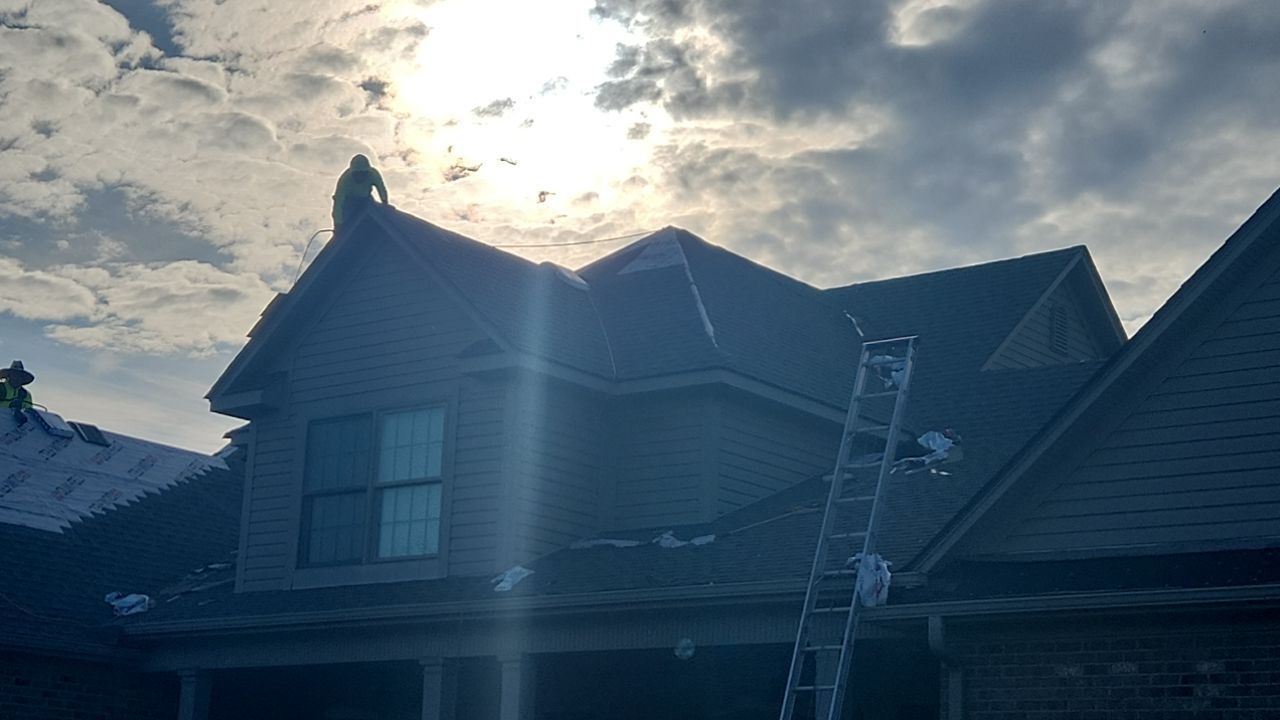 GAF Weathered Wood and Custom Copper by Just In Time Roofing and Restoration