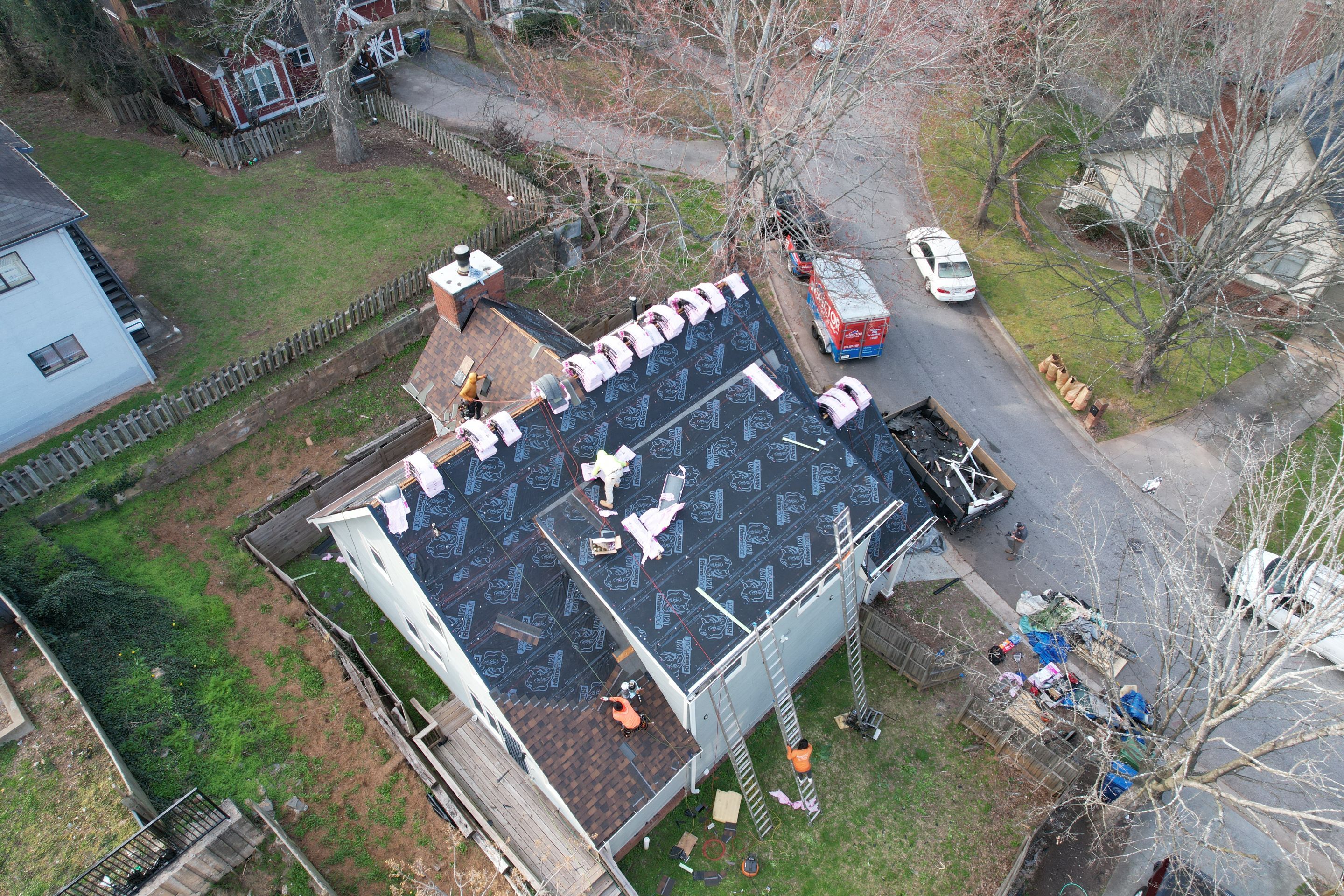 Residential Roofing Installation using Owens Corning by Inspector Roofing and Restoration