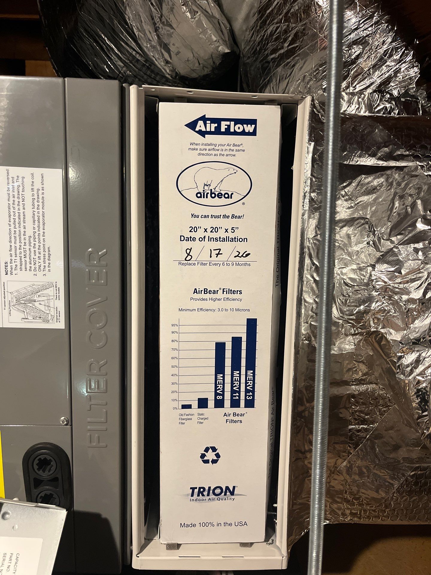 Bryant Central Heat Pump and Attic Air Handler Installation in Portsmouth by Ocean State Air Solutions