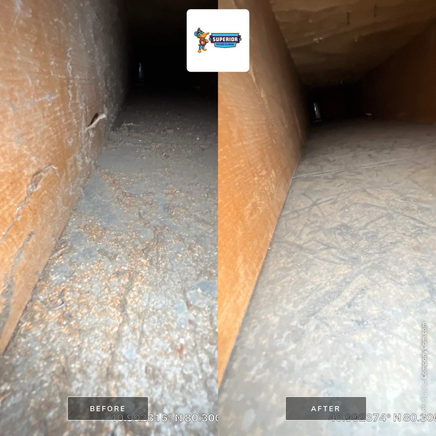 Air Duct Cleaning With a Vacuum Truck in New Castle, PA by Superior Air Duct Cleaning
