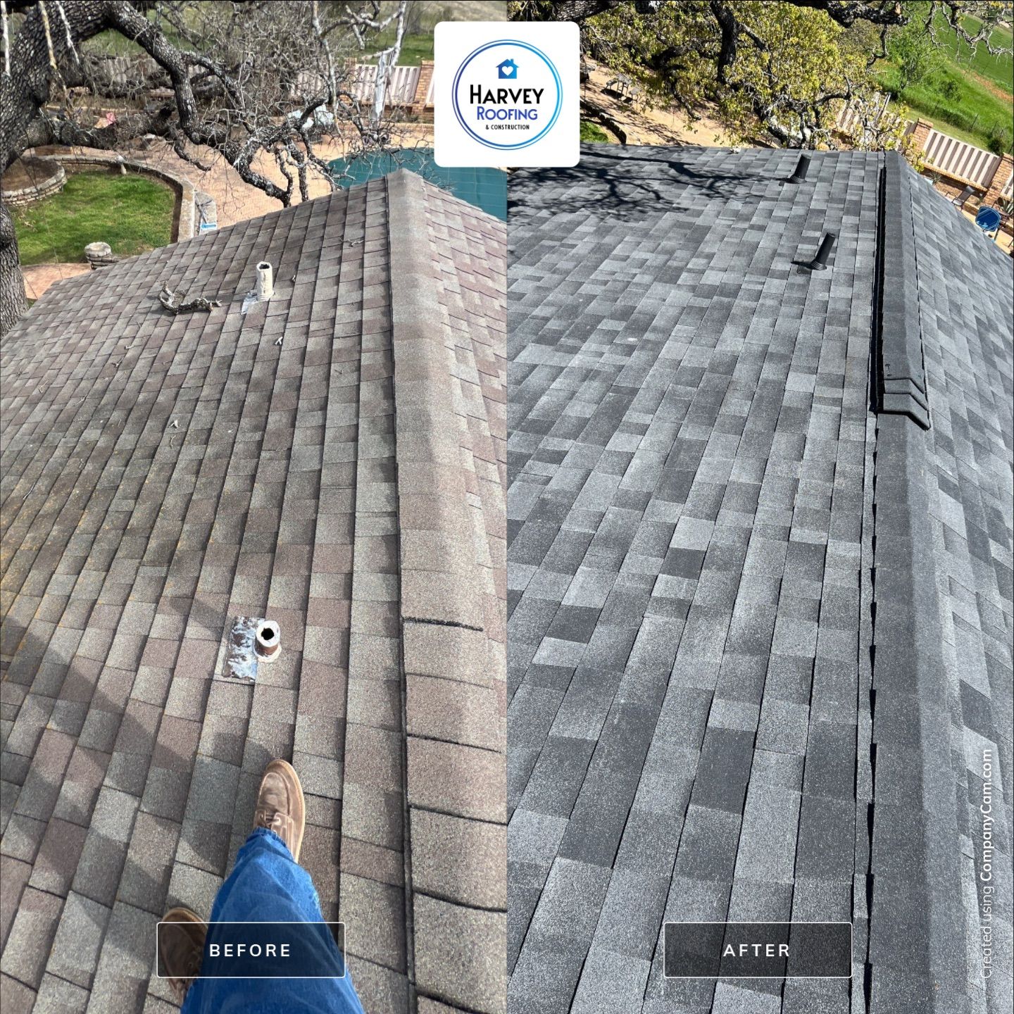 Interior & Exterior Remodel, Including Roof Replacement by Harvey Roofing & Construction