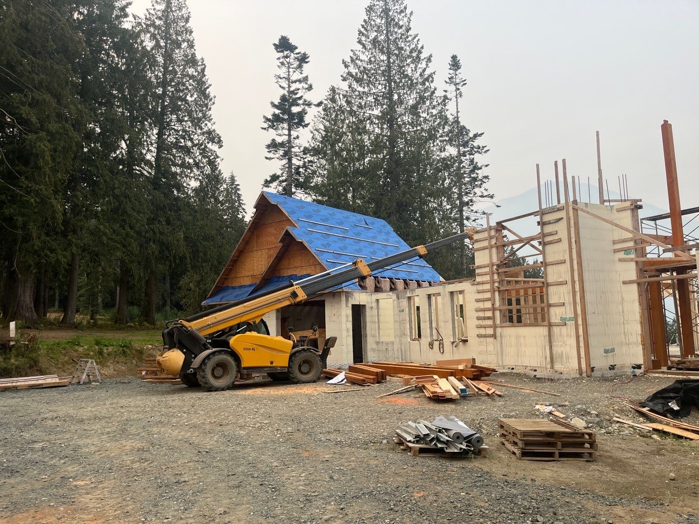 Residential Roofing Installation using 12" Prolok metal by Top Notch Roofing Inc