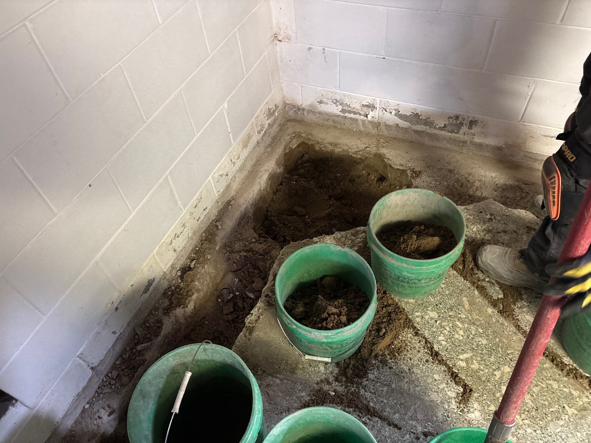 Drain Tile in Roseville for Carston by Waterproofing Northeast