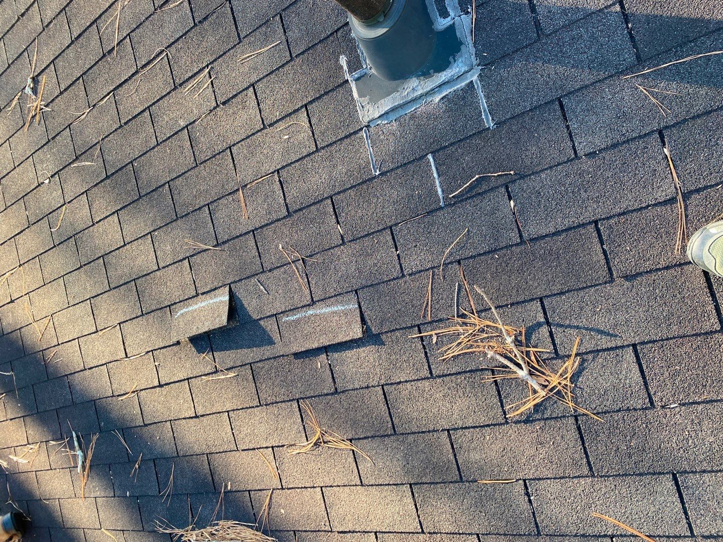 Wind Damage Roof Inspection in Metro Atlanta, GA by Mosaic Roofing Company