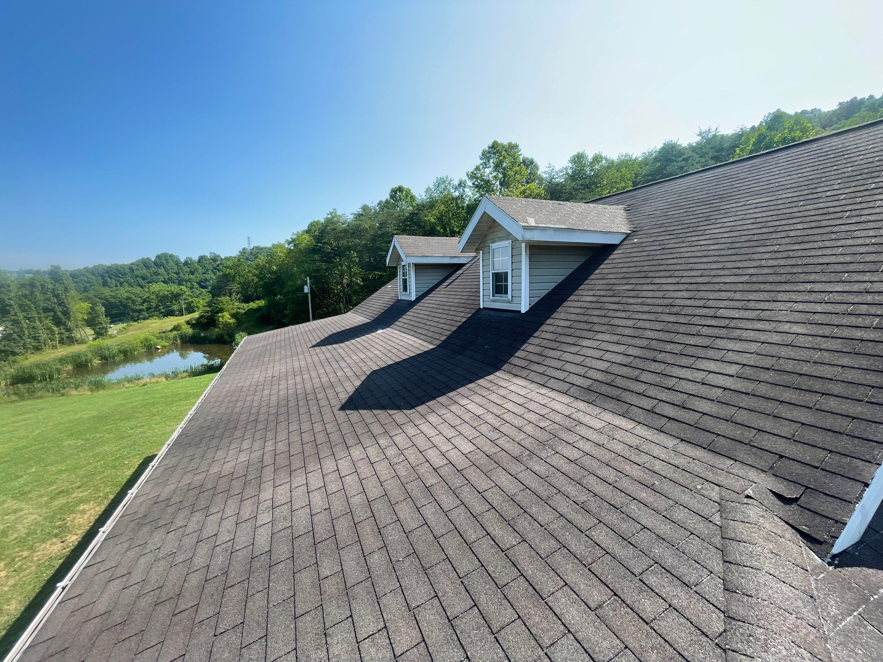 Residential Roofing Installation using GAF Timberline HDZ by Rainstoppers Roofing
