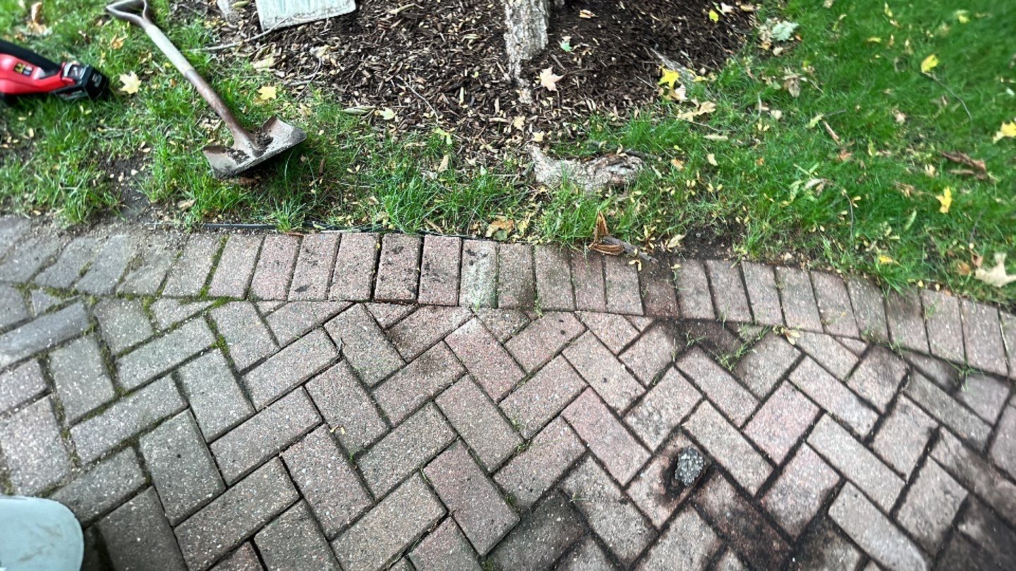 brick paver repair, clean and seal using Surebond SB-1300 by Northern Power Washing LLC.