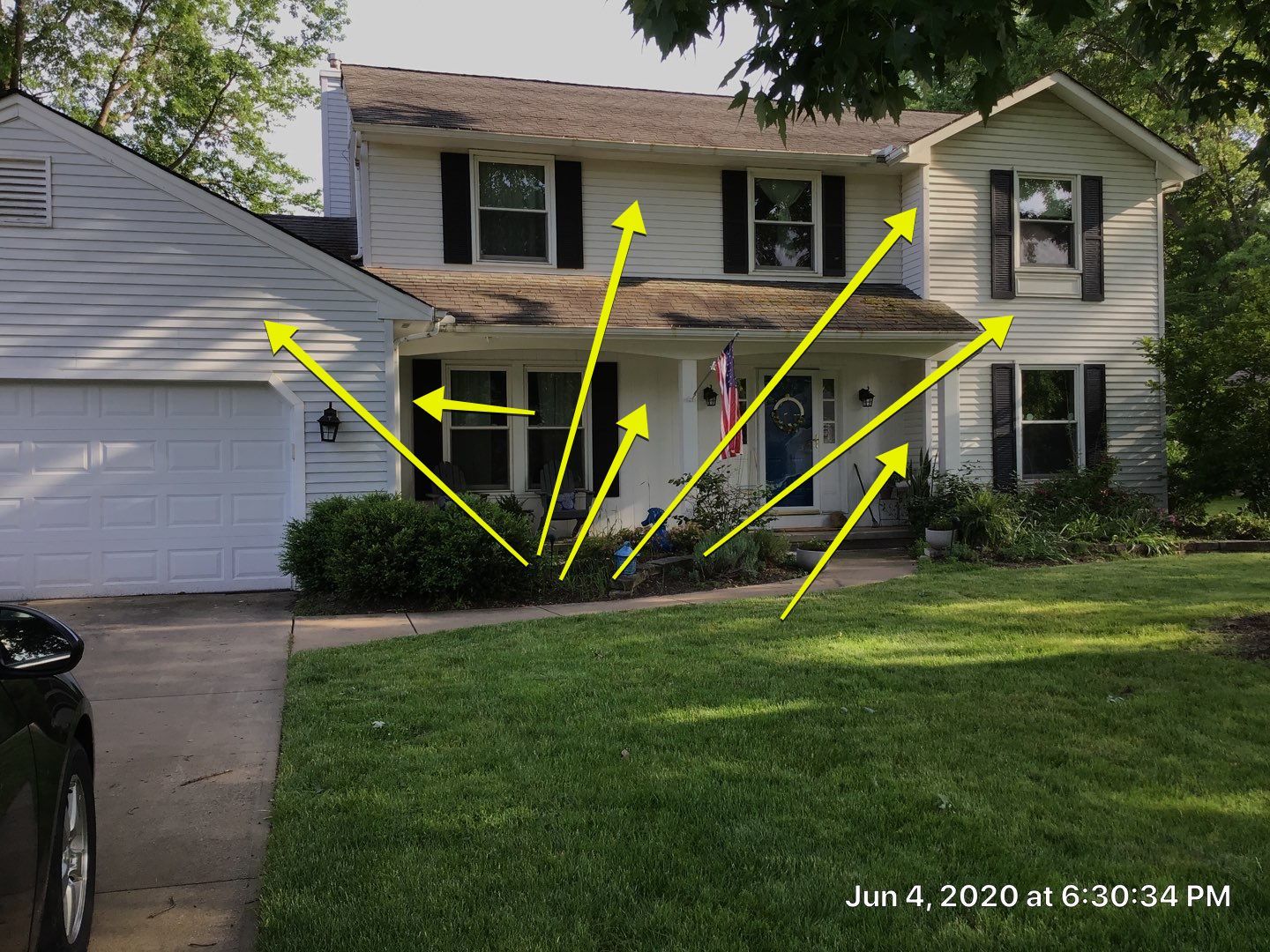 James Hardie Siding  using James Hardie Board and Batten, White by Absolute Roofing and Construction