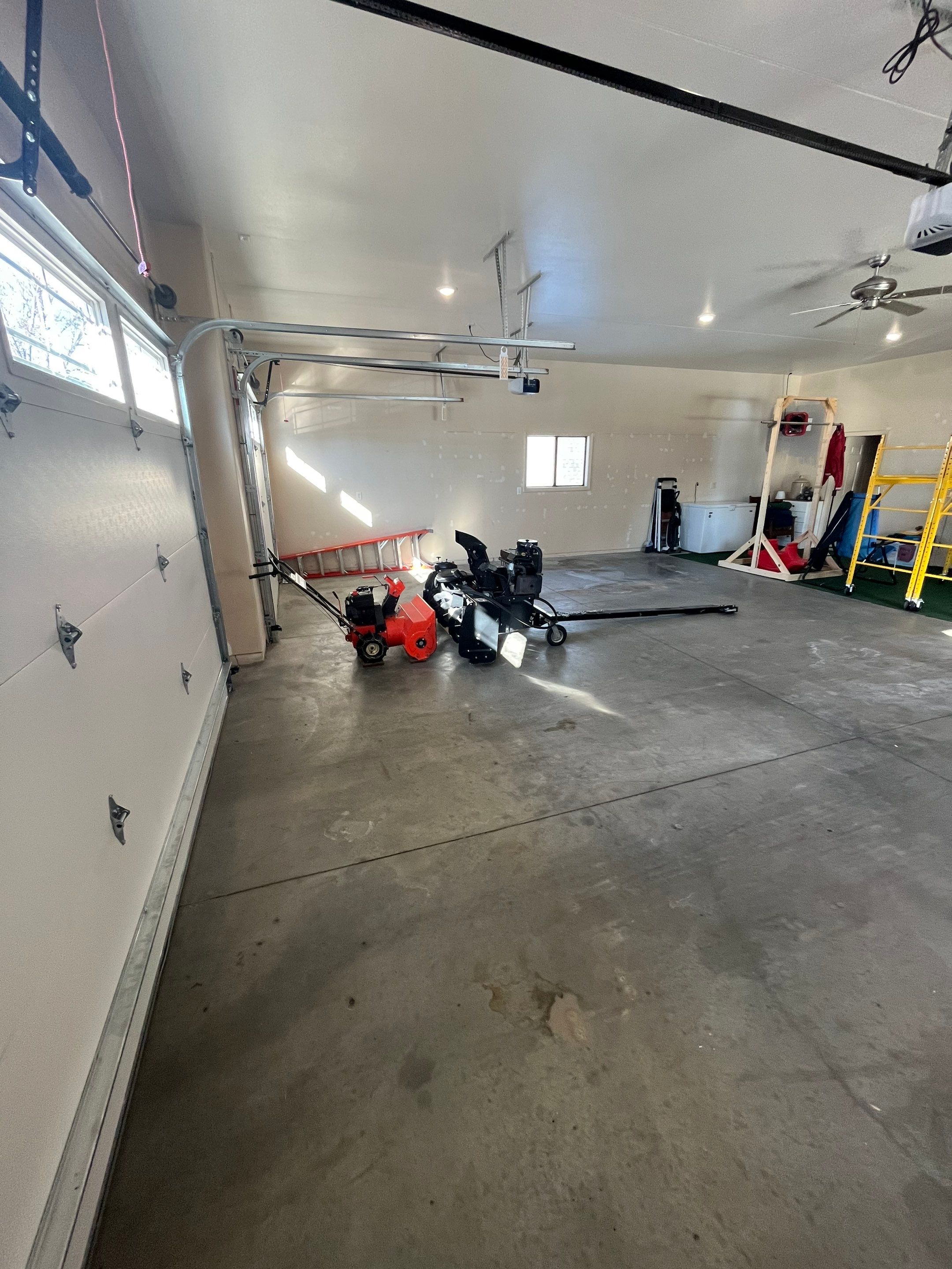 Garage using Mediterranean by Select Painting, Coatings & Garage Cabinets